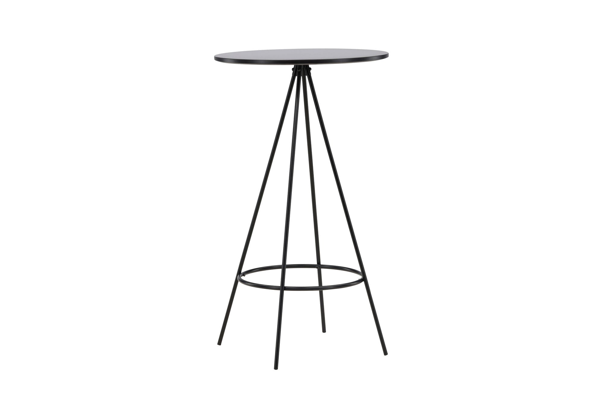 Venture Home Bistro Bar bord φ60 - Black / MDF with veneer