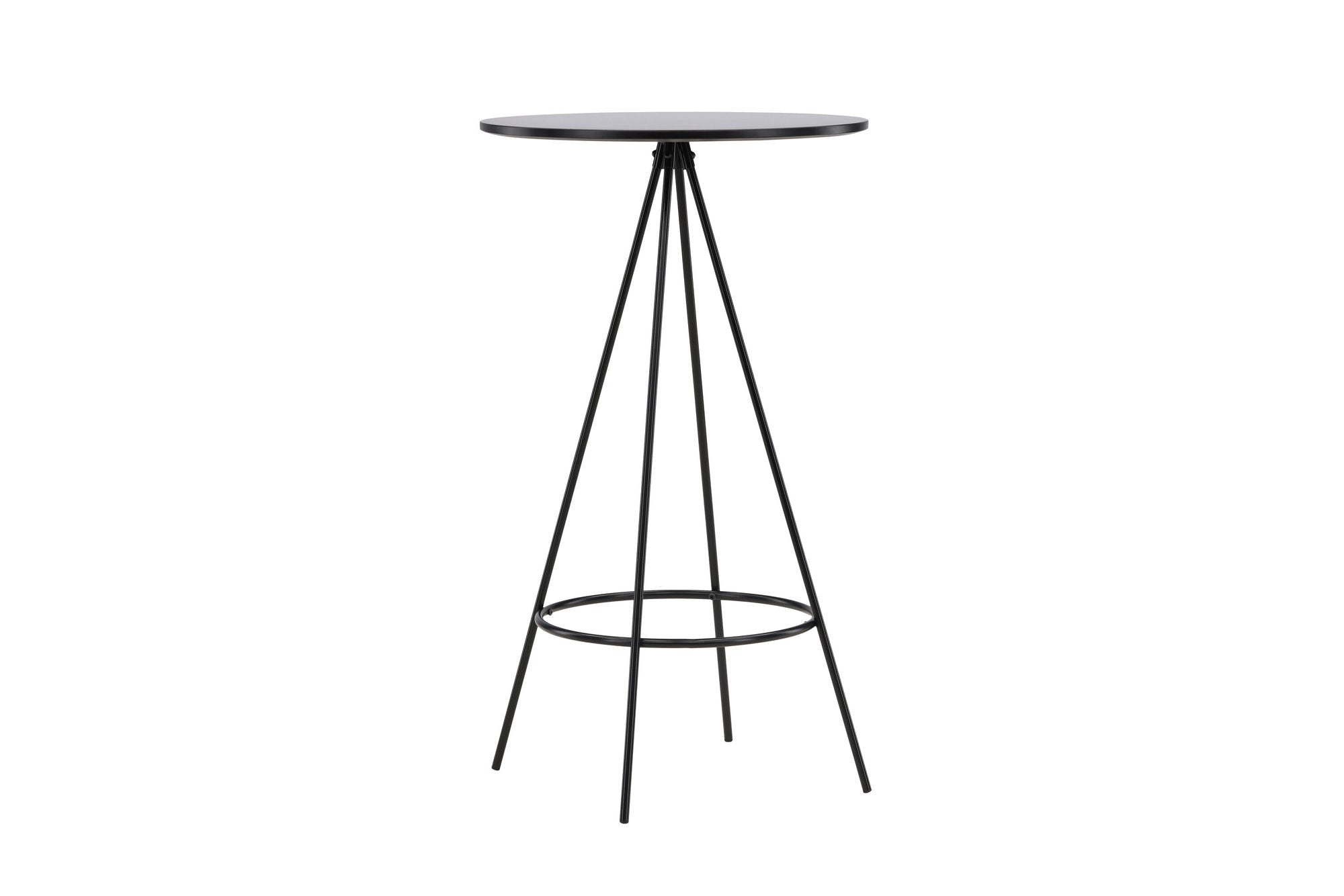 Venture Home Bistro Bar bord φ60 - Black / MDF with veneer