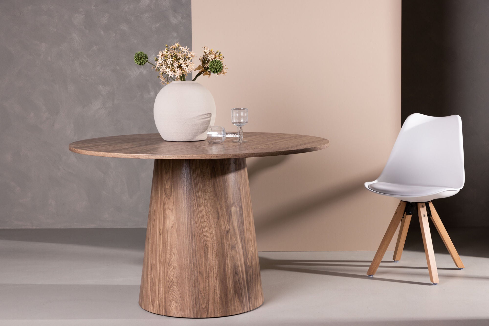 Venture Home Lanzo spisebord φ120 - Natural / Natural MDF