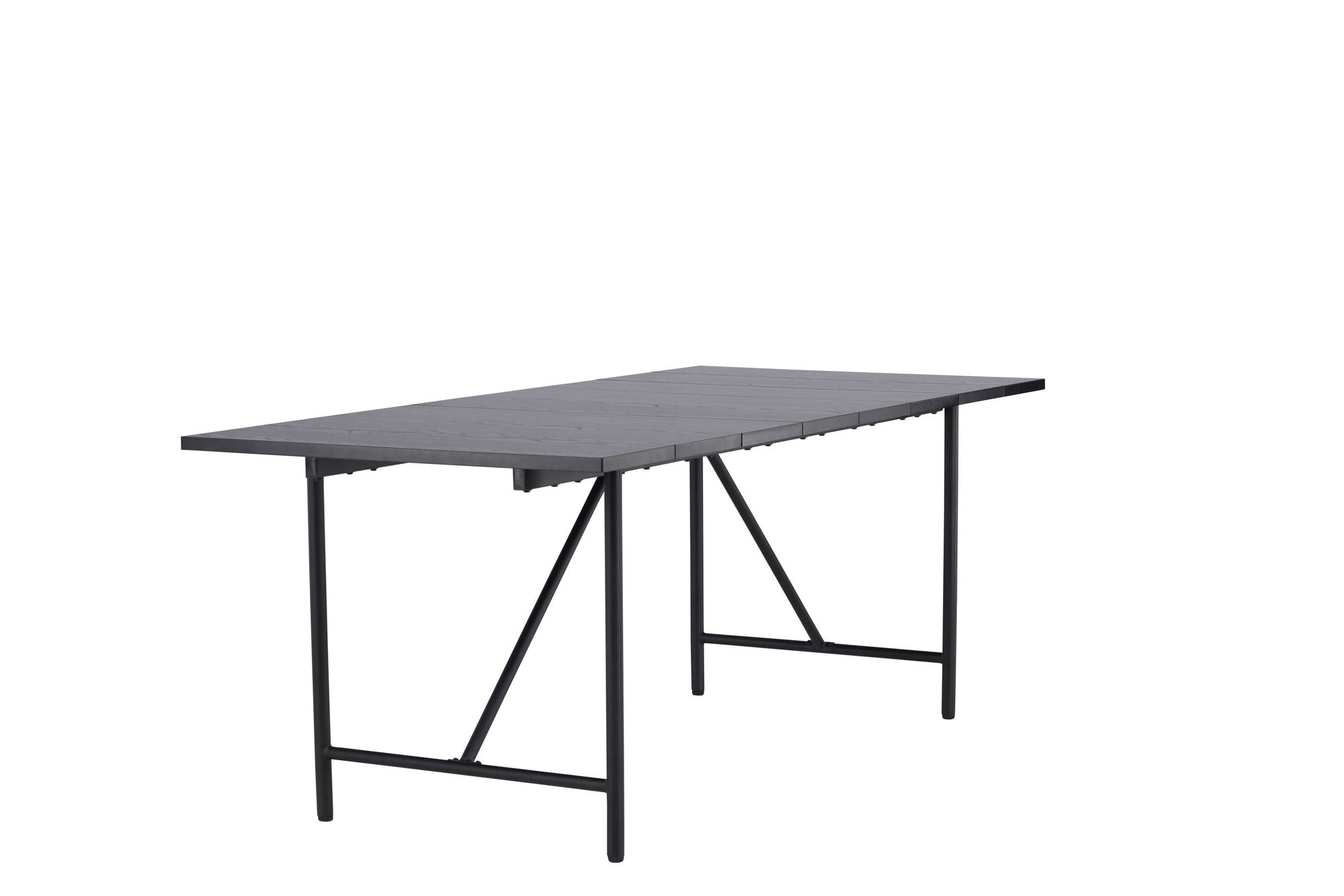 Venture Home Astrid spisebord 200*75 - Matte black / Matte black MDF with veneer