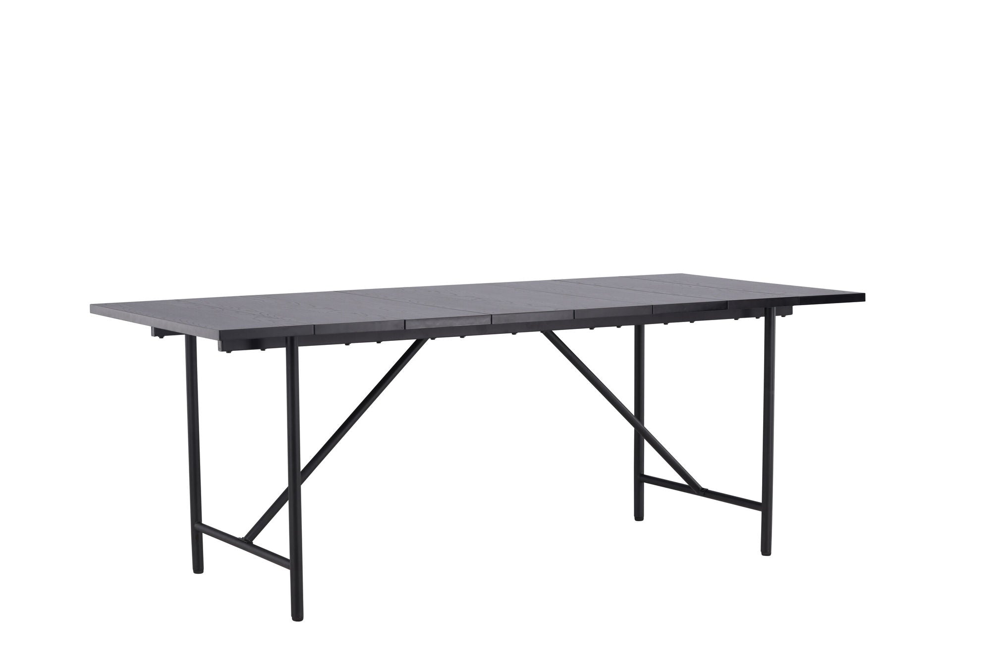 Venture Home Astrid spisebord 200*75 - Matte black / Matte black MDF with veneer