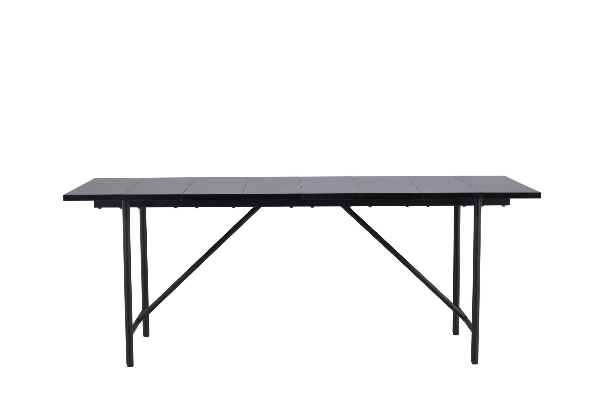 Venture Home Astrid spisebord 200*75 - Matte black / Matte black MDF with veneer