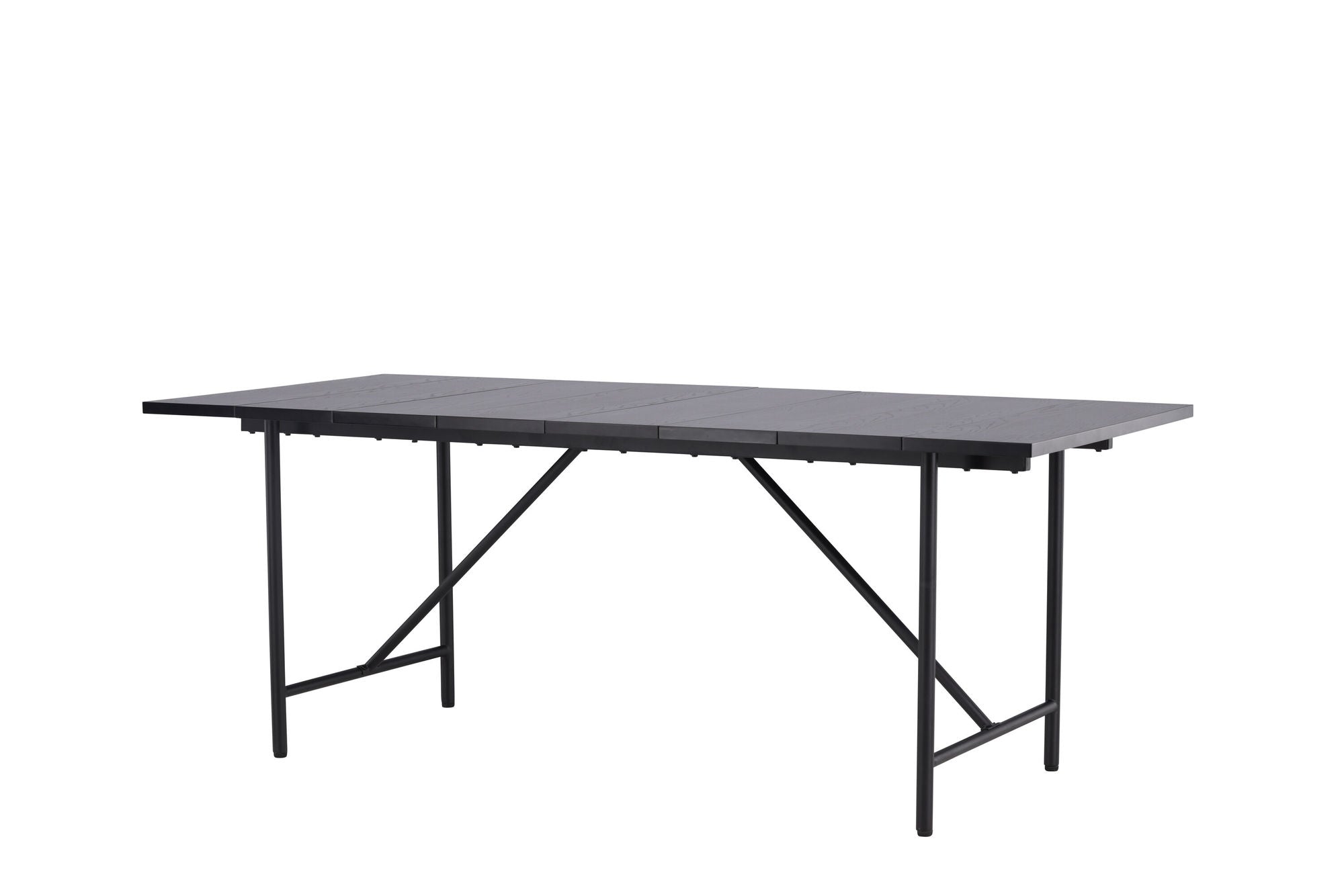 Venture Home Astrid spisebord 200*75 - Matte black / Matte black MDF with veneer