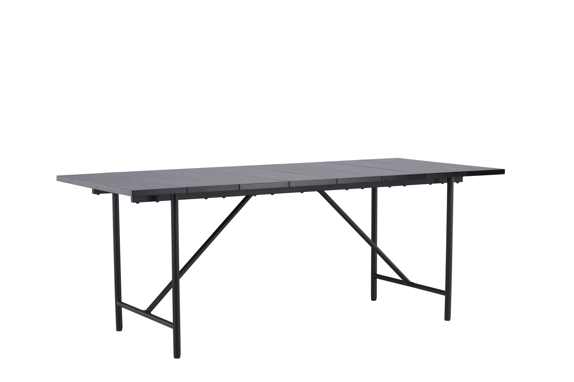 Venture Home Astrid spisebord 200*75 - Matte black / Matte black MDF with veneer