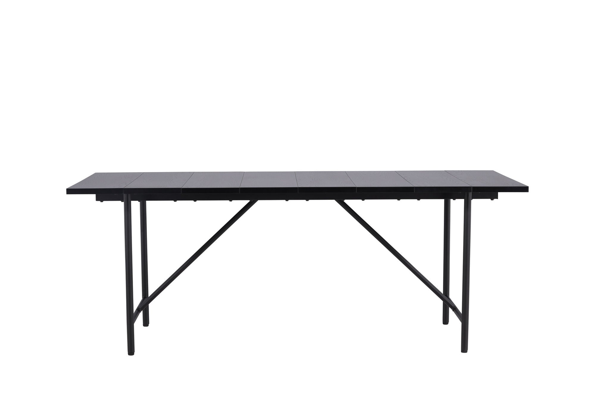 Venture Home Astrid spisebord 200*75 - Matte black / Matte black MDF with veneer