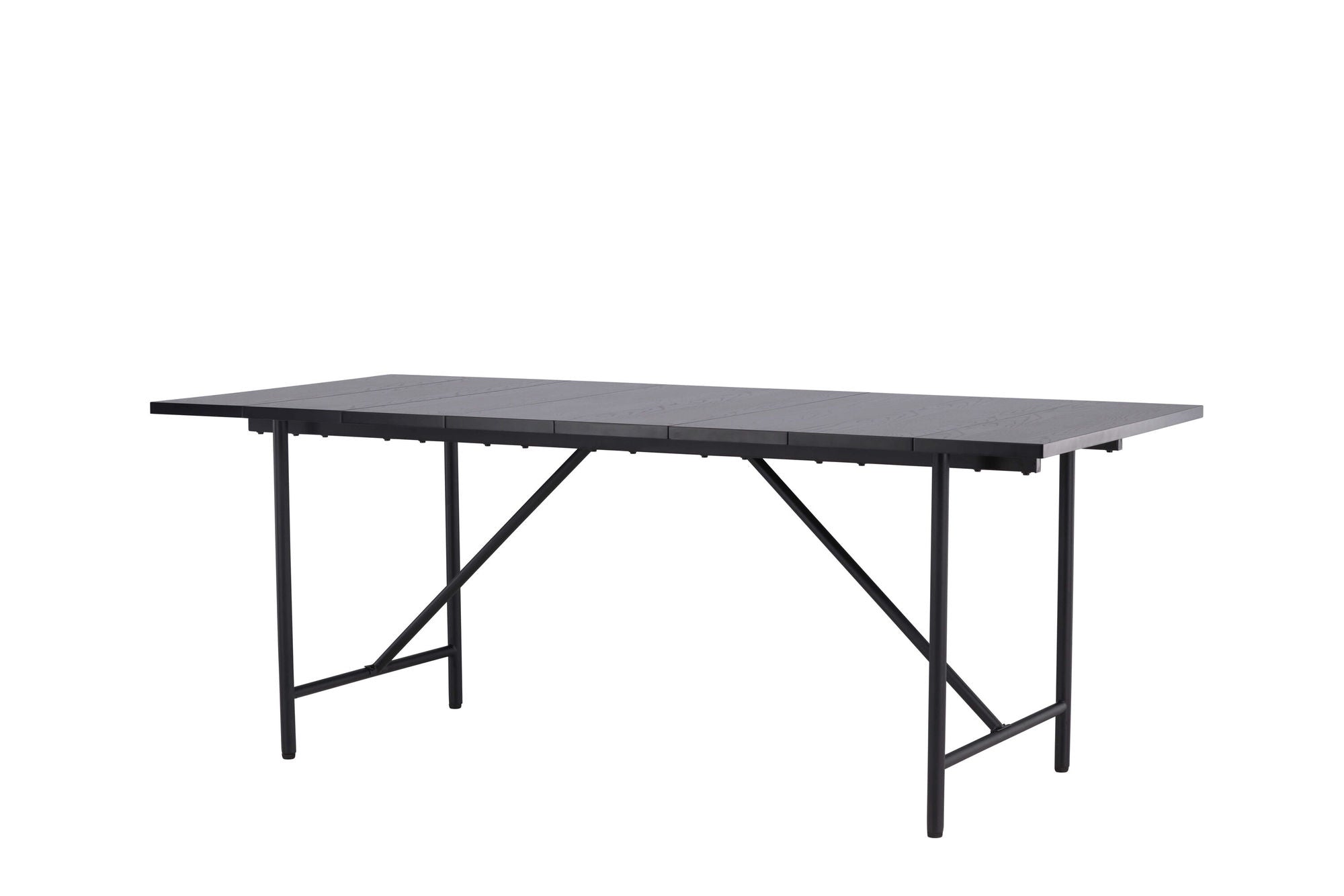 Venture Home Astrid spisebord 200*75 - Matte black / Matte black MDF with veneer