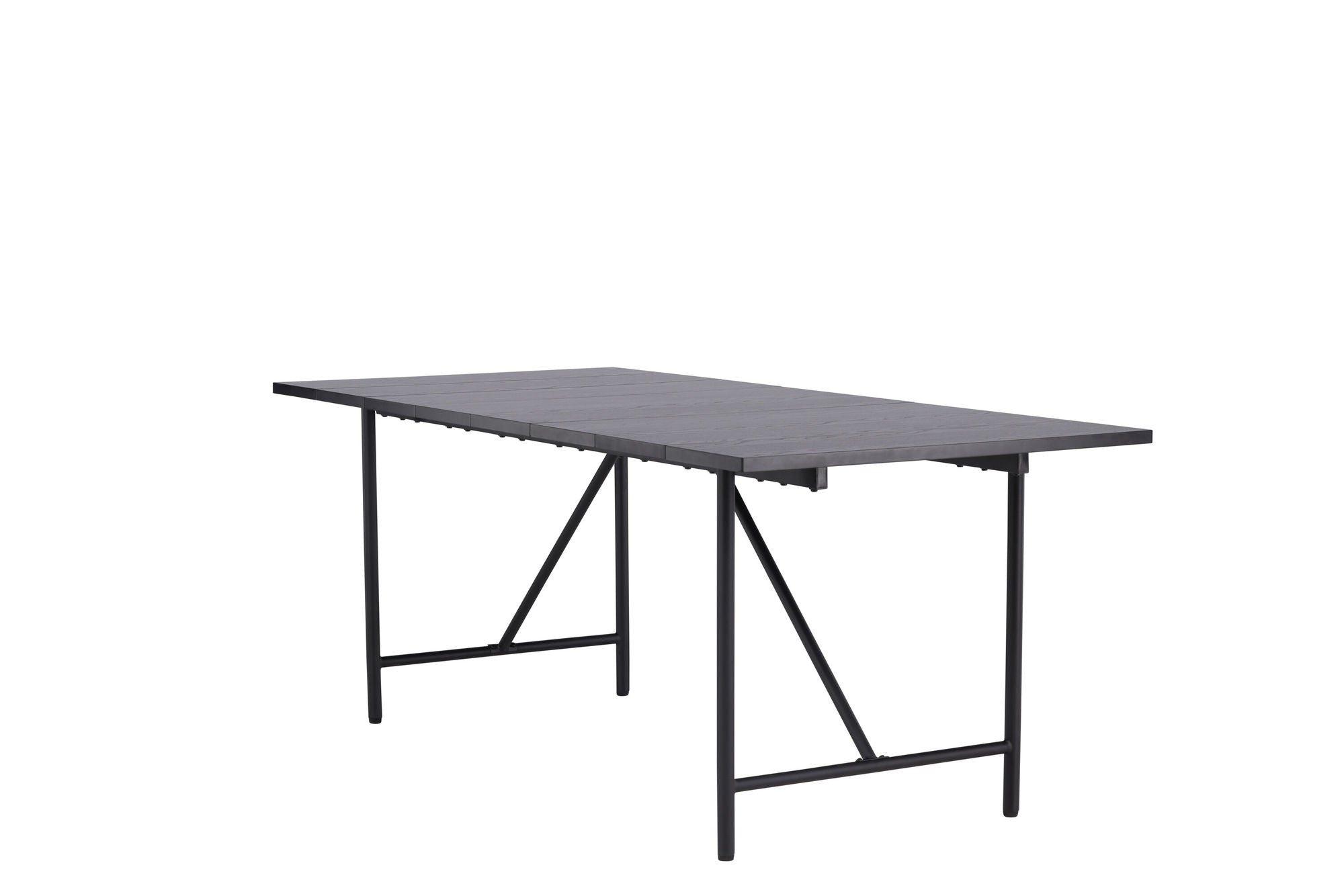 Venture Home Astrid spisebord 200*75 - Matte black / Matte black MDF with veneer