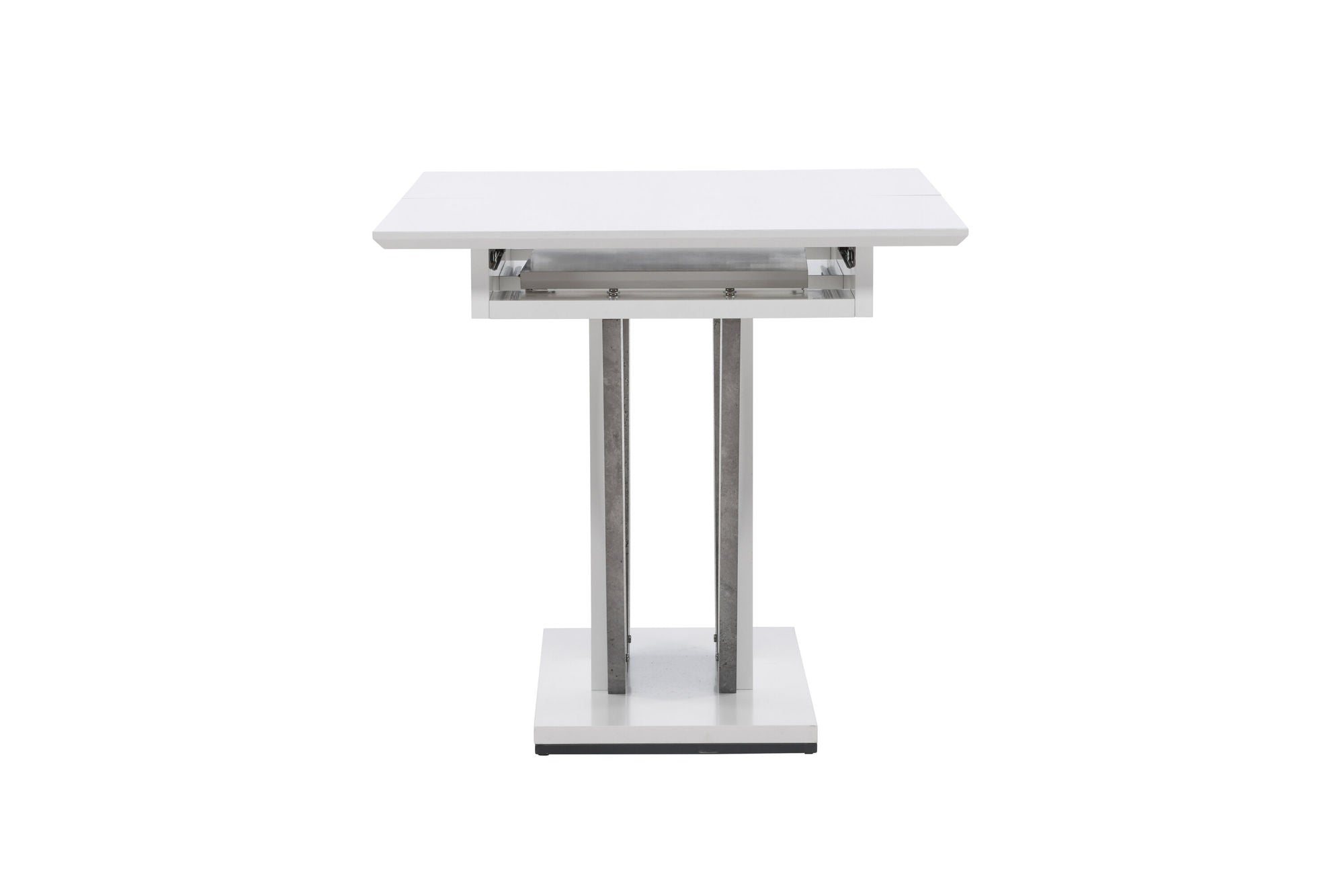 Venture Home Disa spisebord 120/160*80 - White / Grey MDF