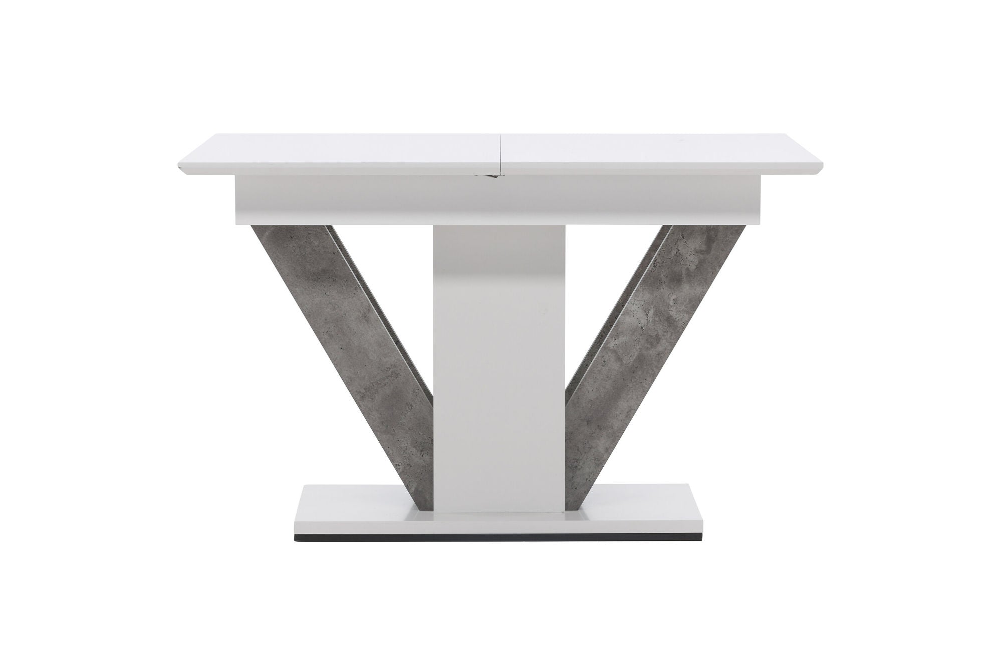 Venture Home Disa spisebord 120/160*80 - White / Grey MDF