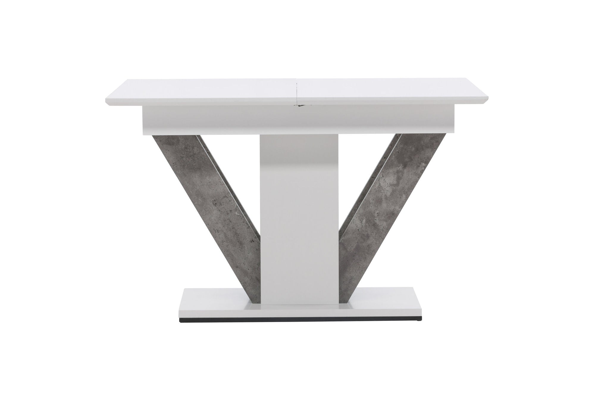 Venture Home Disa spisebord 120/160*80 - White / Grey MDF