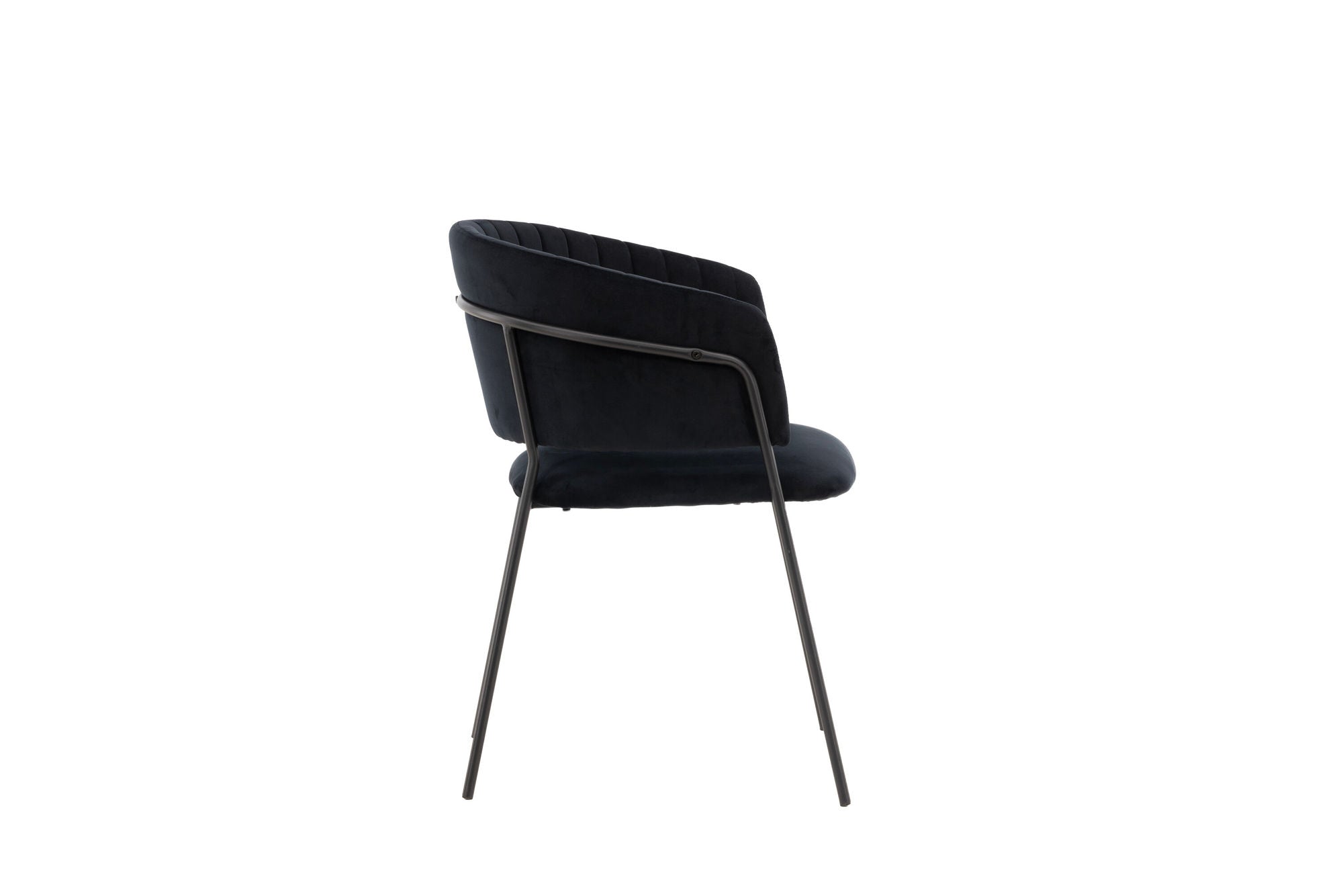Venture Home Selma Spisebordsstol 2-pack - Black / Black Velvet