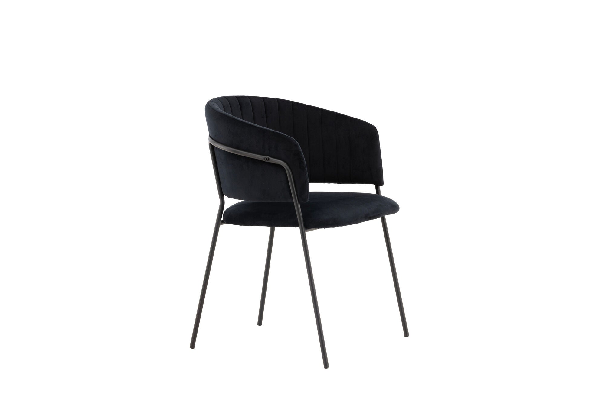 Venture Home Selma Spisebordsstol 2-pack - Black / Black Velvet