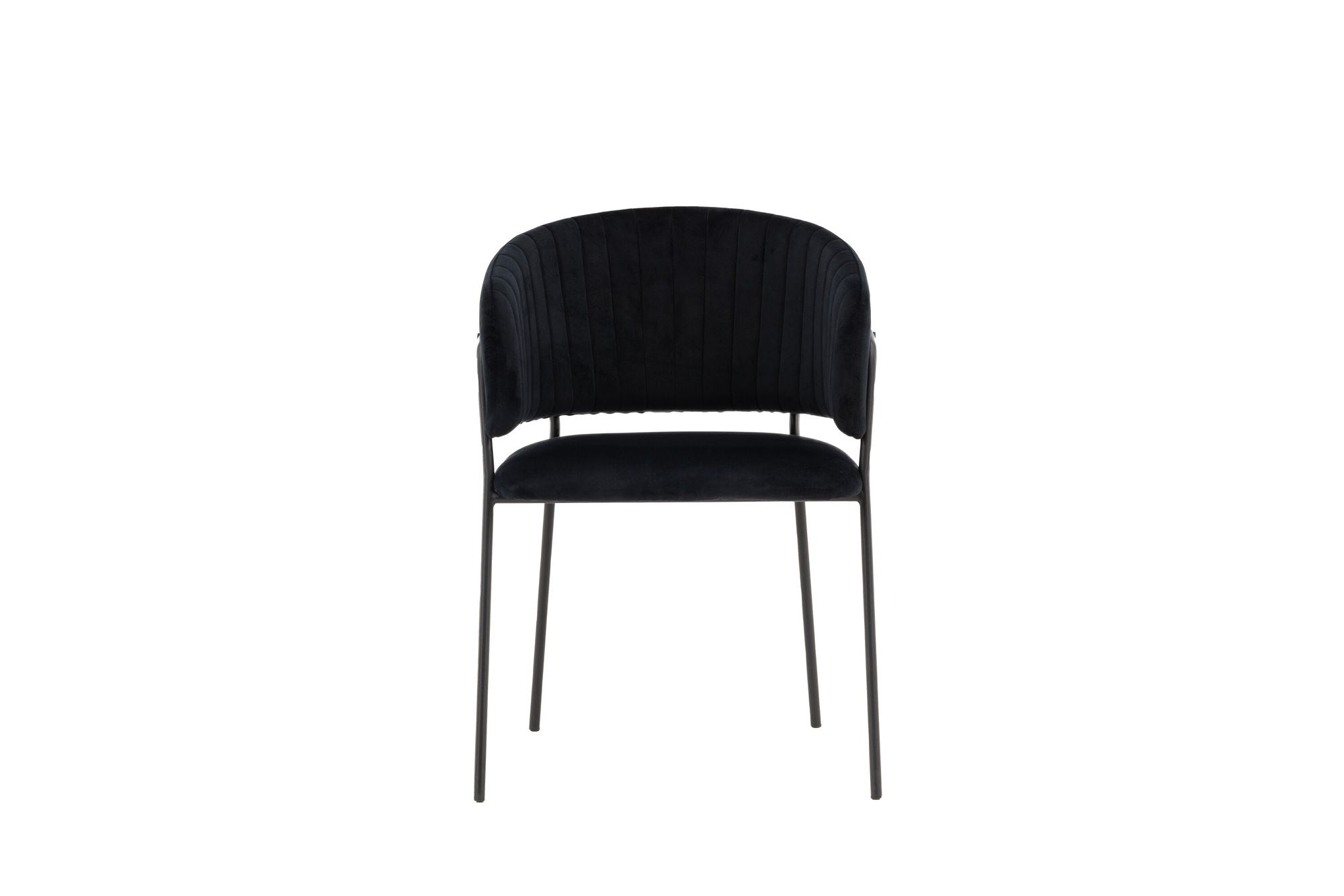 Venture Home Selma Spisebordsstol 2-pack - Black / Black Velvet