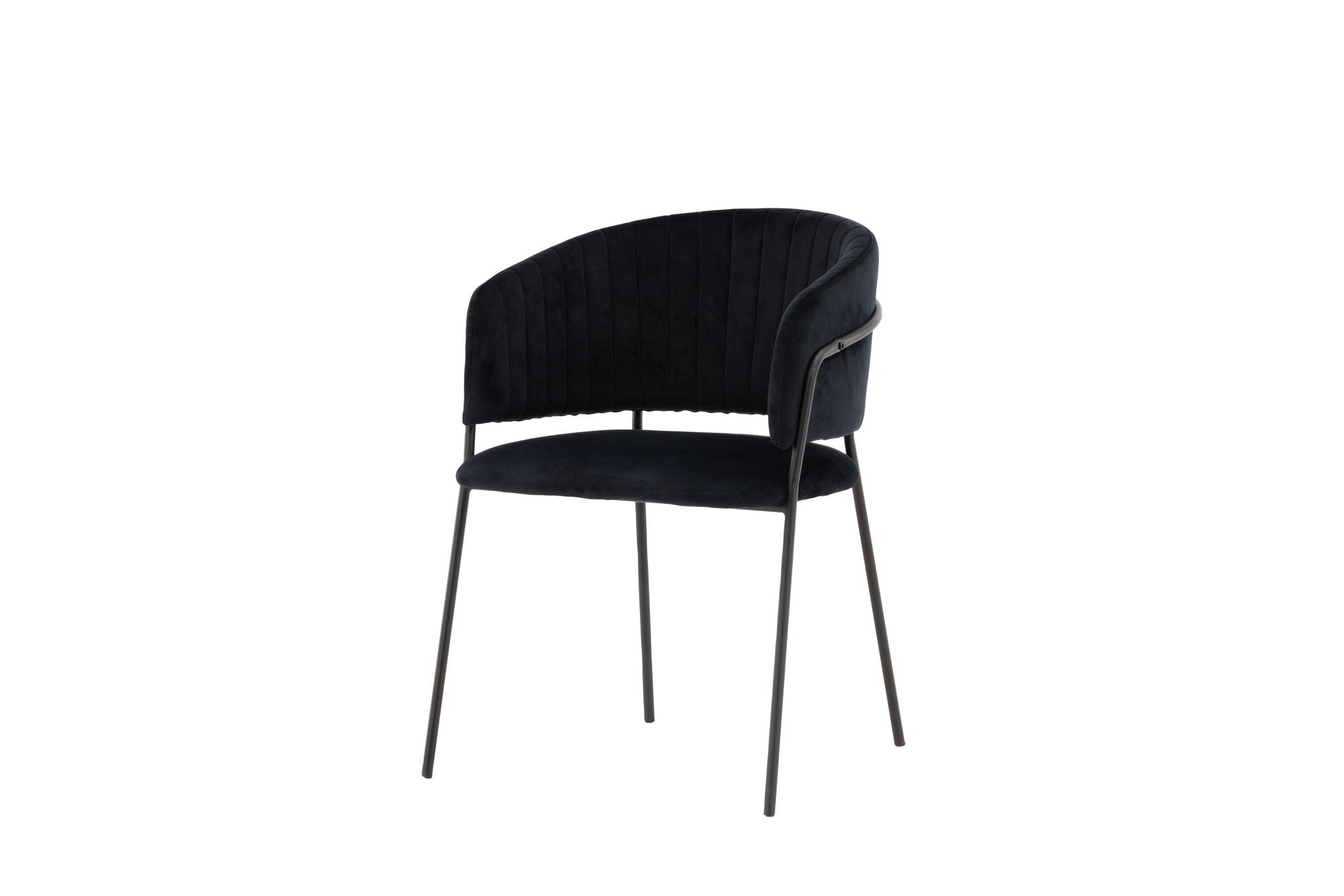 Venture Home Selma Spisebordsstol 2-pack - Black / Black Velvet
