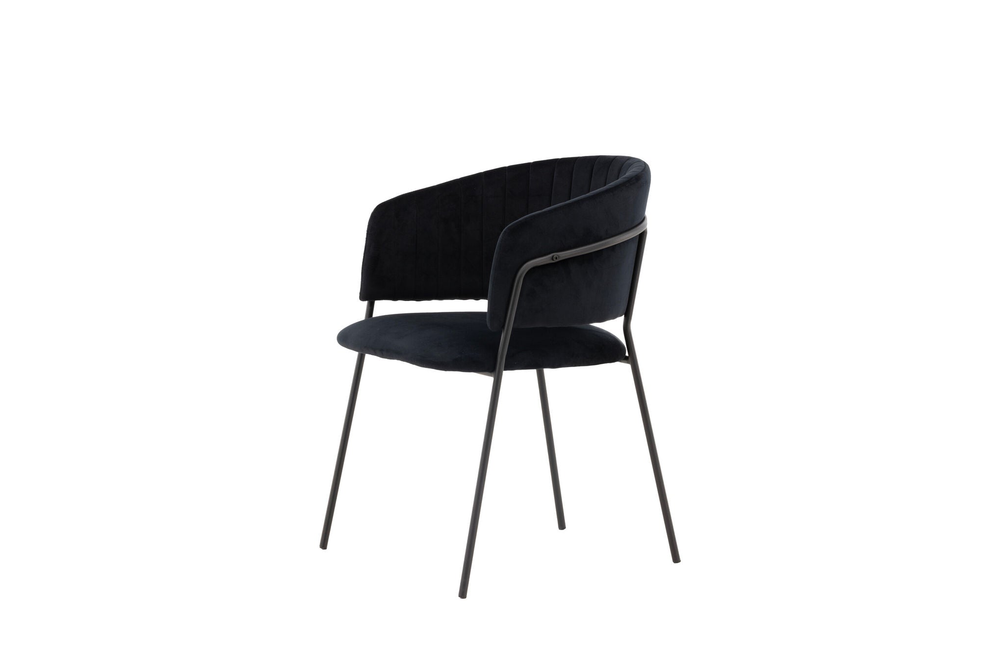 Venture Home Selma Spisebordsstol 2-pack - Black / Black Velvet