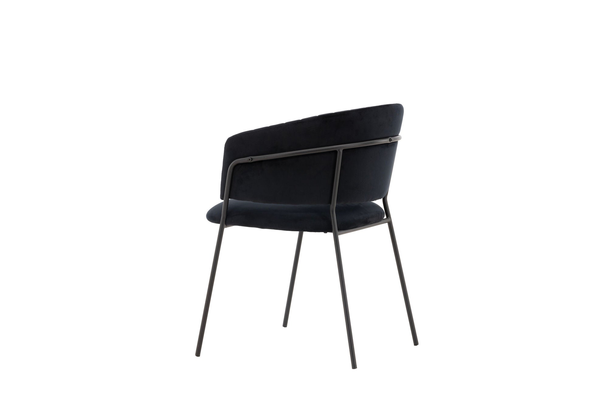 Venture Home Selma Spisebordsstol 2-pack - Black / Black Velvet