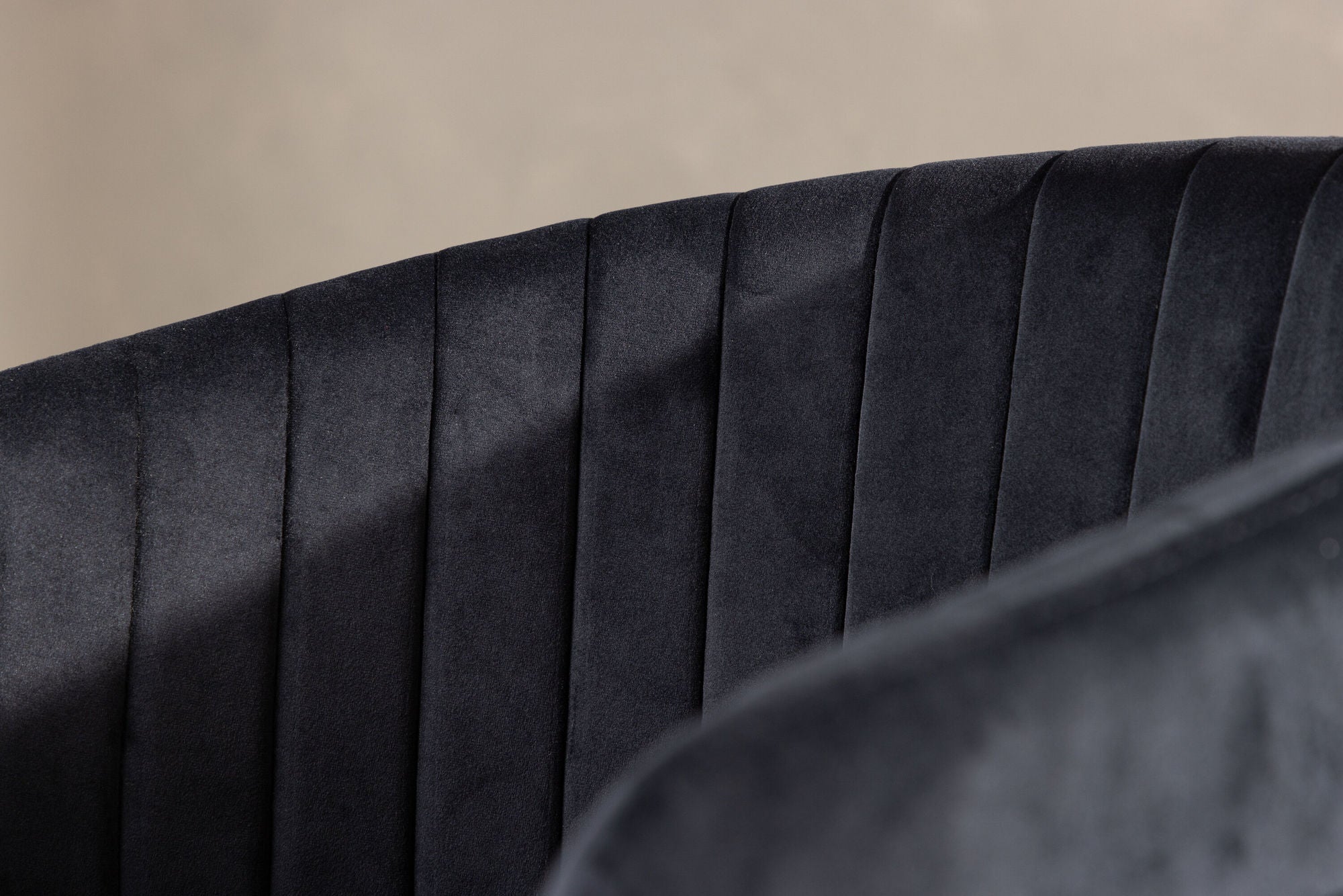Venture Home Selma Spisebordsstol 2-pack - Black / Black Velvet