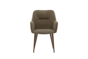 Venture Home Tomorrow Spisebordsstol 2-pack - Dark walnut / Dark grey/Brown Fabric