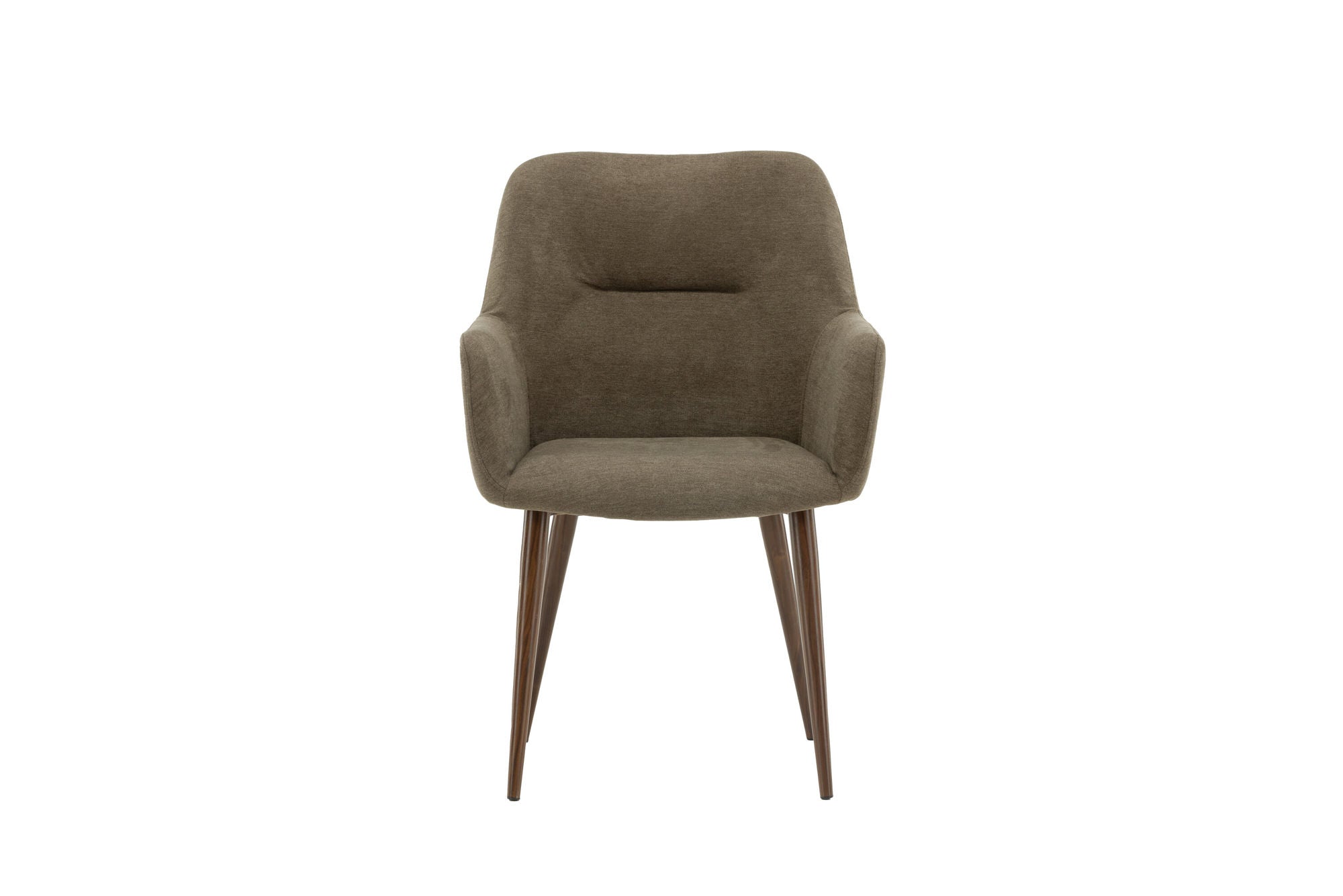 Venture Home Tomorrow Spisebordsstol 2-pack - Dark walnut / Dark grey/Brown Fabric