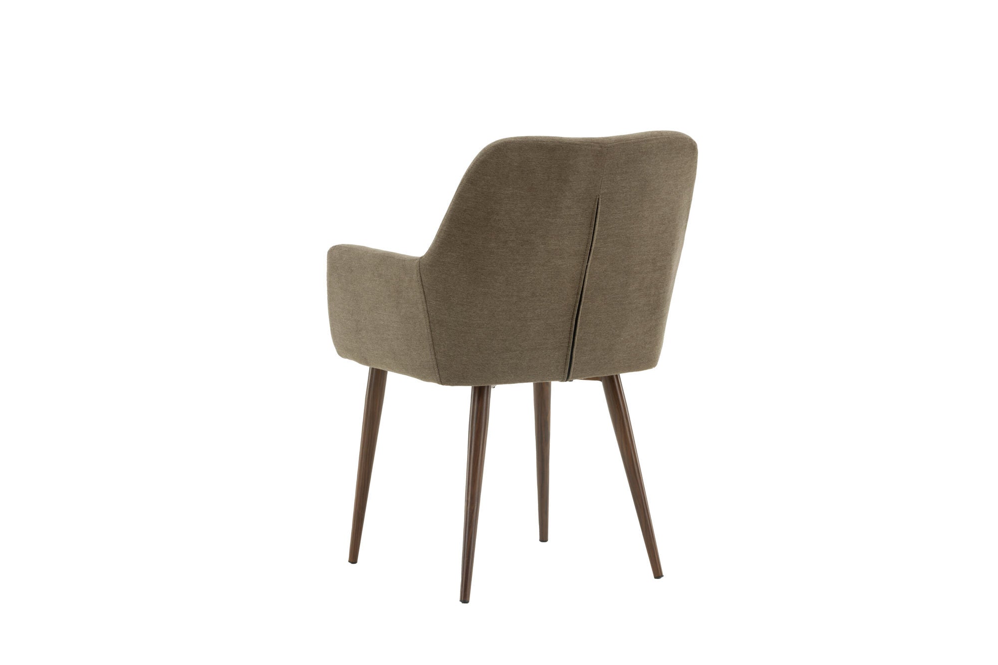 Venture Home Tomorrow Spisebordsstol 2-pack - Dark walnut / Dark grey/Brown Fabric