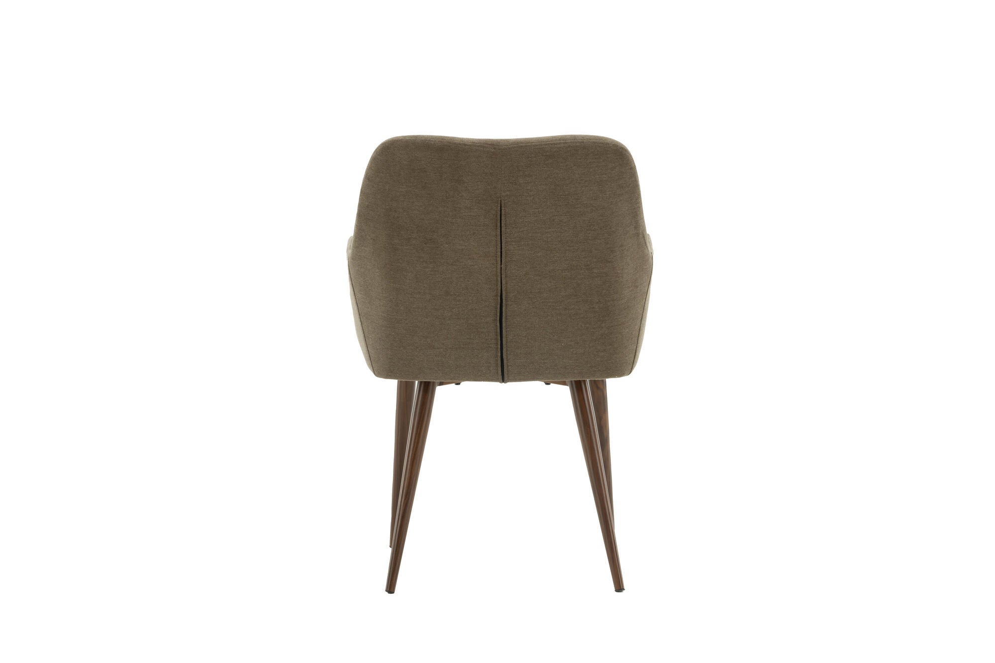 Venture Home Tomorrow Spisebordsstol 2-pack - Dark walnut / Dark grey/Brown Fabric