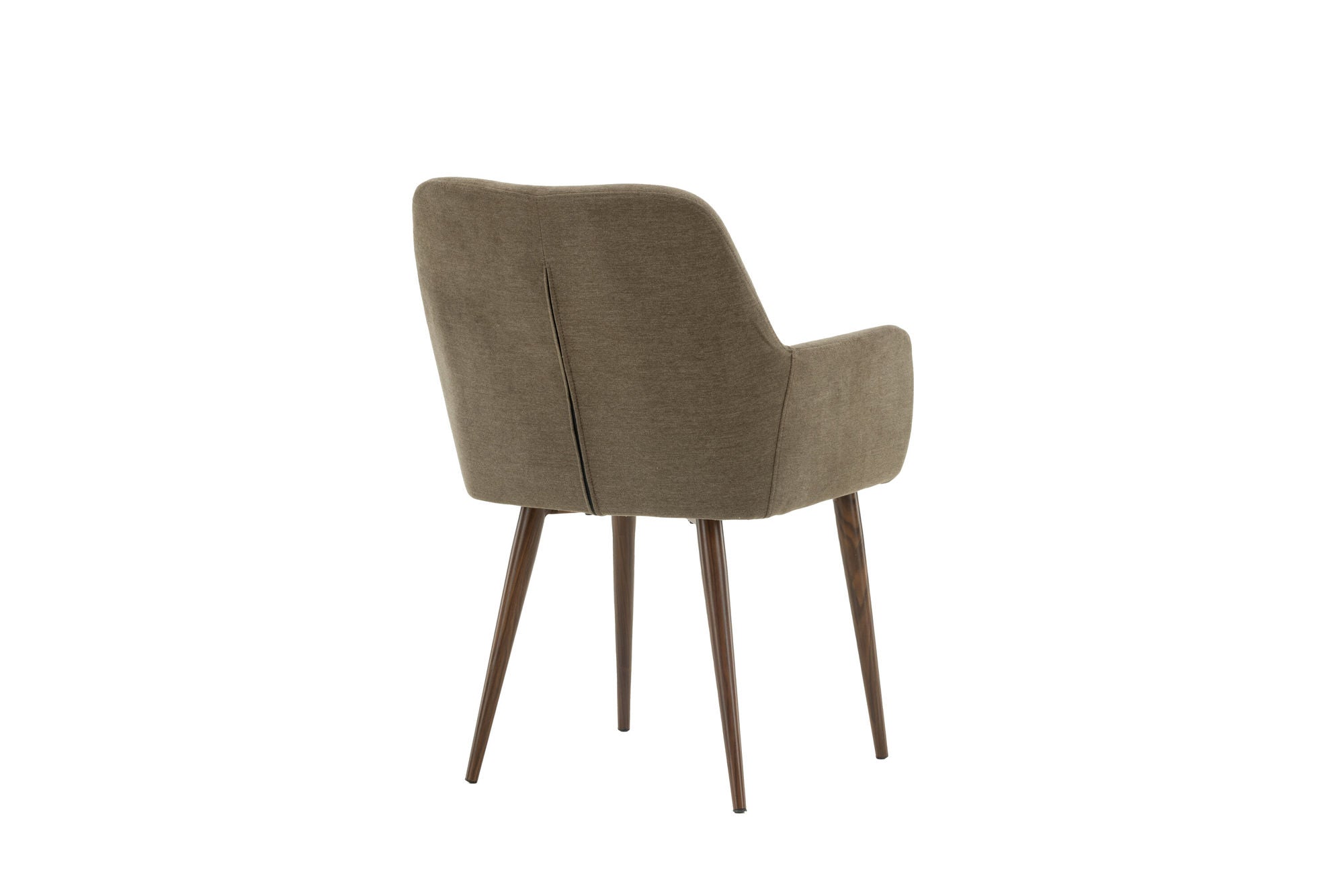 Venture Home Tomorrow Spisebordsstol 2-pack - Dark walnut / Dark grey/Brown Fabric