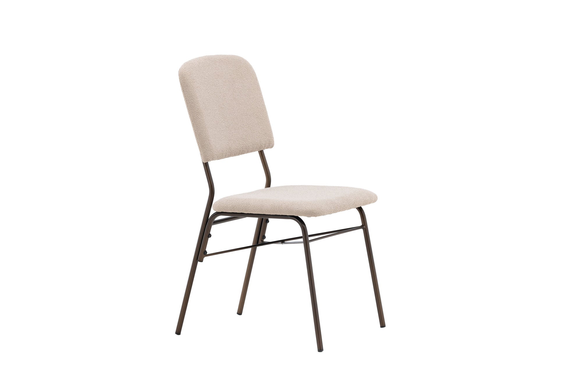 Venture Home Seda Spisebordsstol 2-pack - Matte brown / Beige Fabric