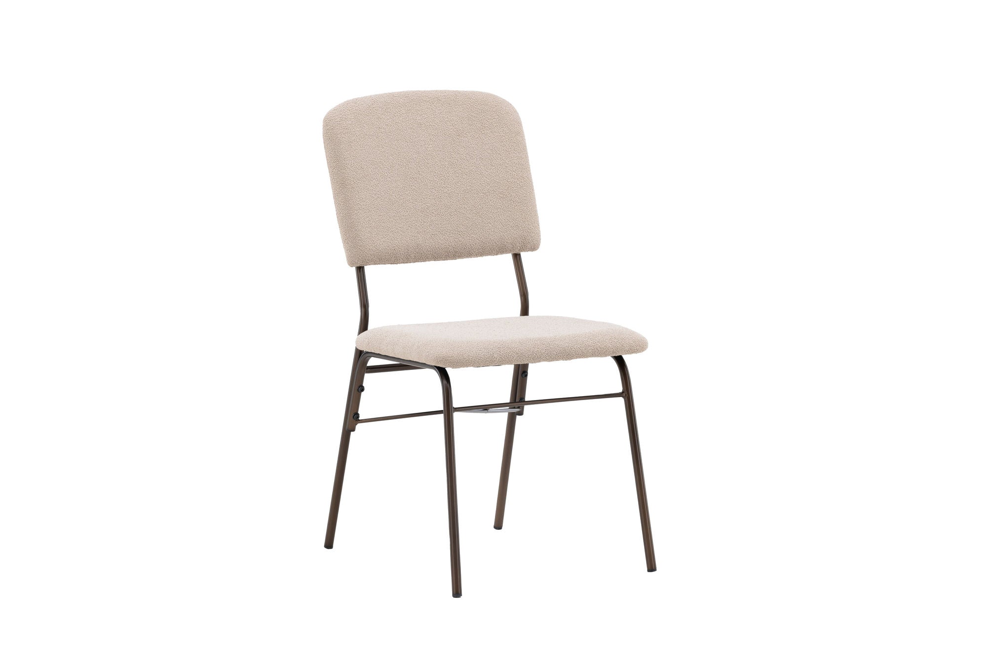 Venture Home Seda Spisebordsstol 2-pack - Matte brown / Beige Fabric