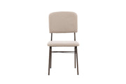 Venture Home Seda Spisebordsstol 2-pack - Matte brown / Beige Fabric