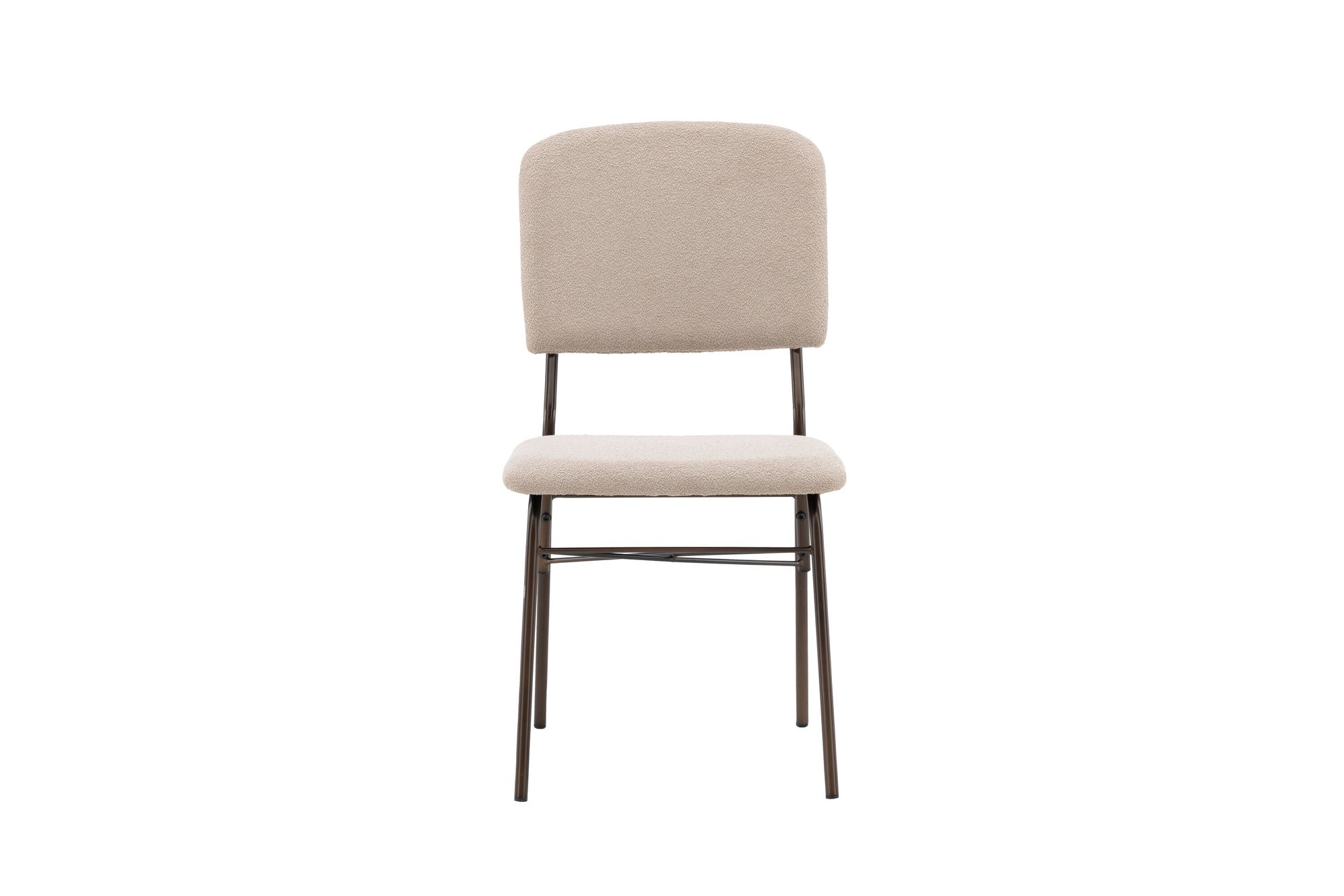 Venture Home Seda Spisebordsstol 2-pack - Matte brown / Beige Fabric