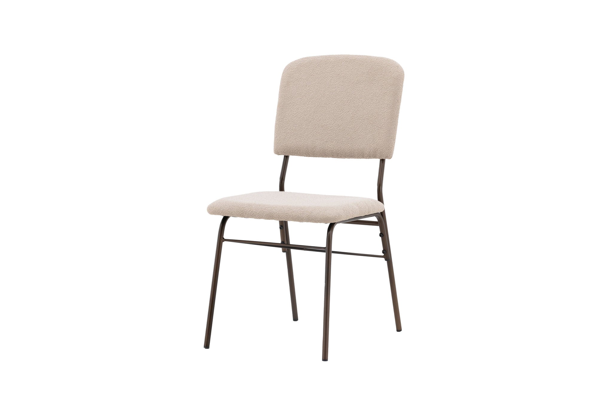 Venture Home Seda Spisebordsstol 2-pack - Matte brown / Beige Fabric