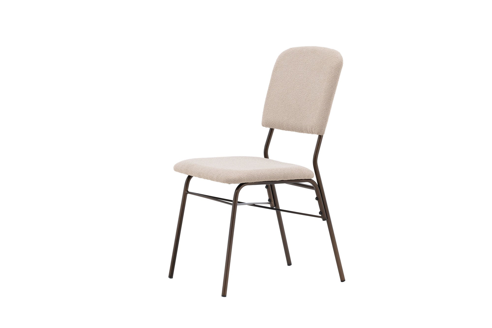 Venture Home Seda Spisebordsstol 2-pack - Matte brown / Beige Fabric