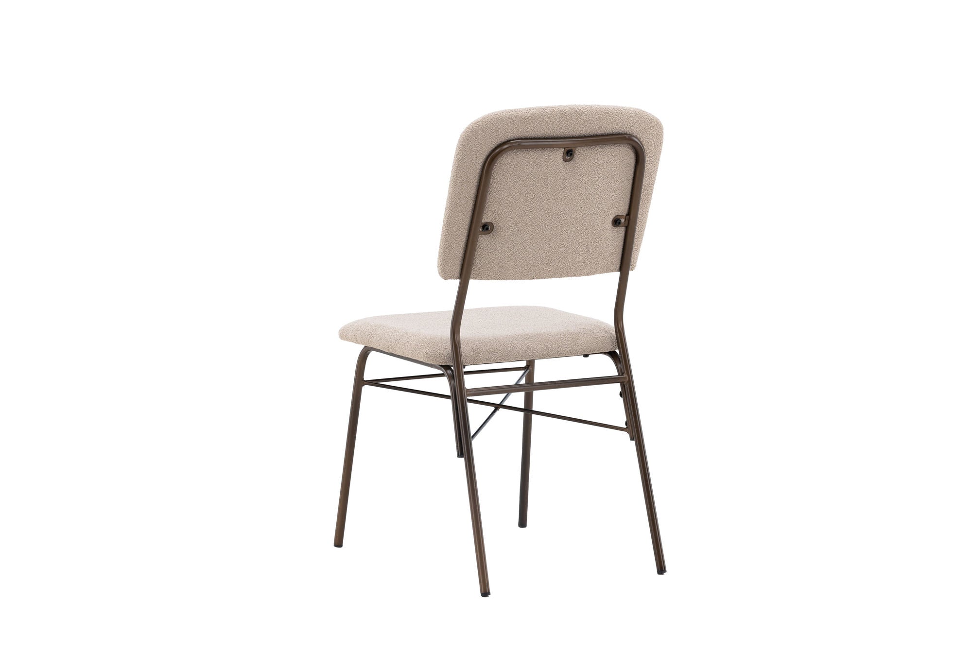 Venture Home Seda Spisebordsstol 2-pack - Matte brown / Beige Fabric