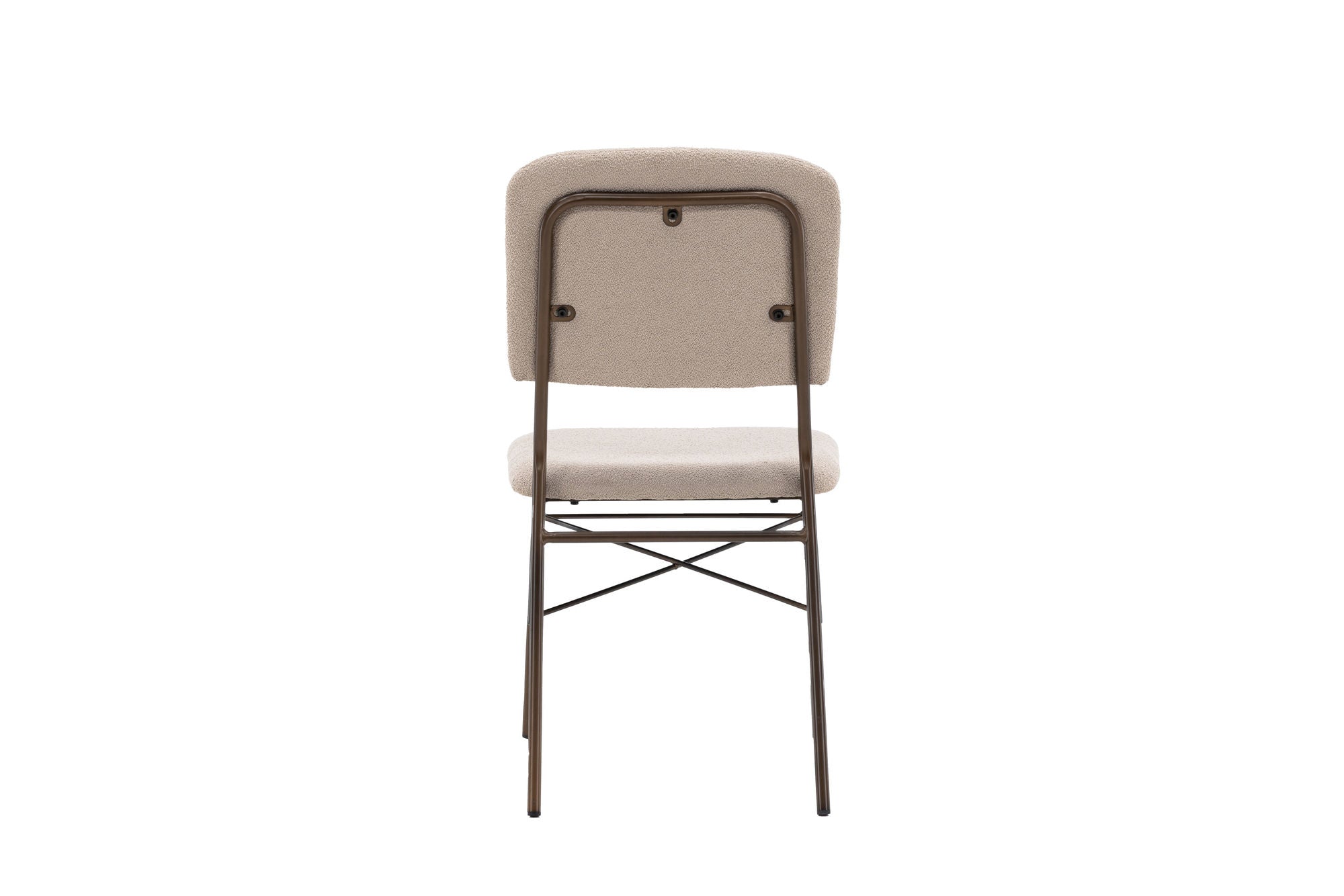 Venture Home Seda Spisebordsstol 2-pack - Matte brown / Beige Fabric