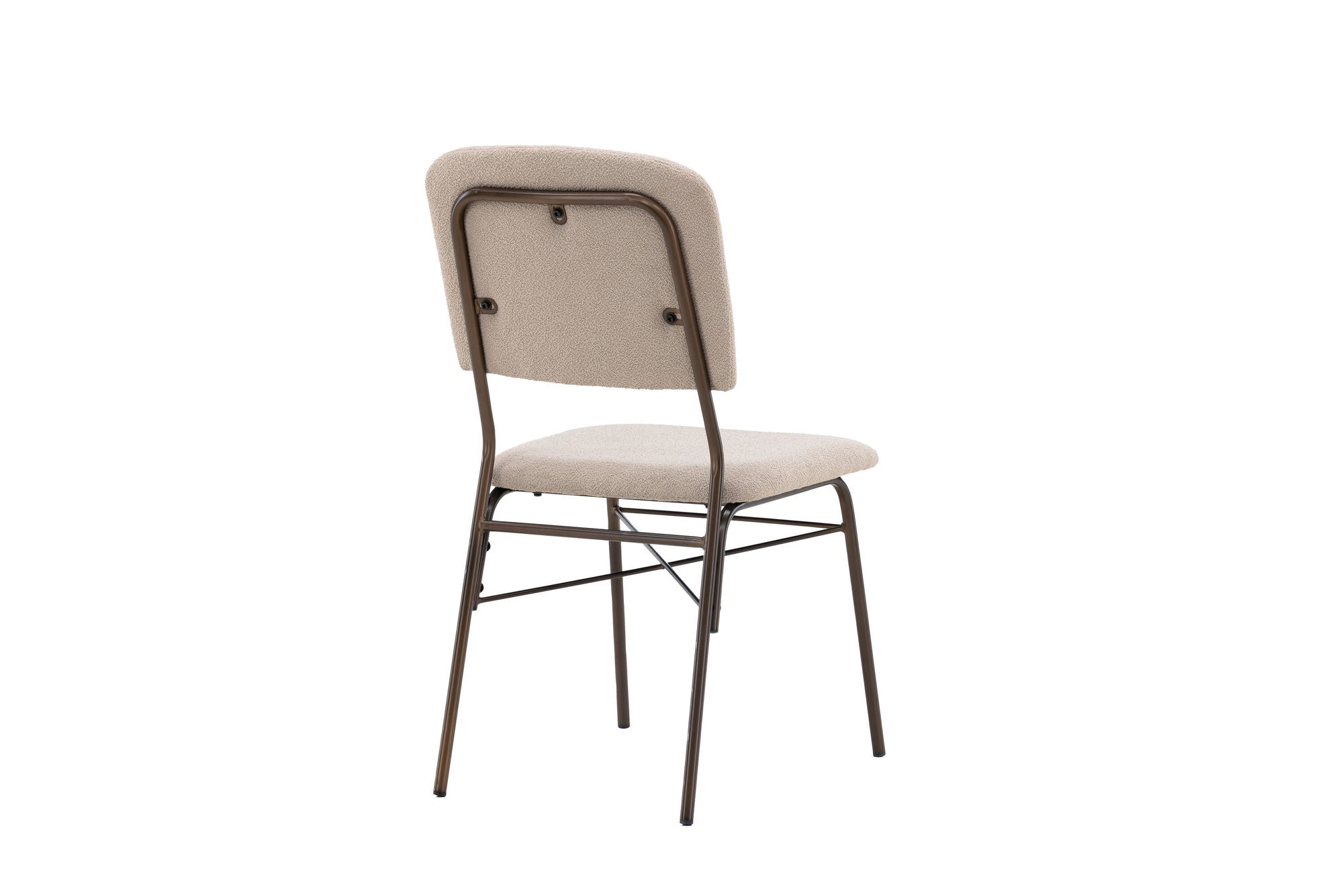Venture Home Seda Spisebordsstol 2-pack - Matte brown / Beige Fabric