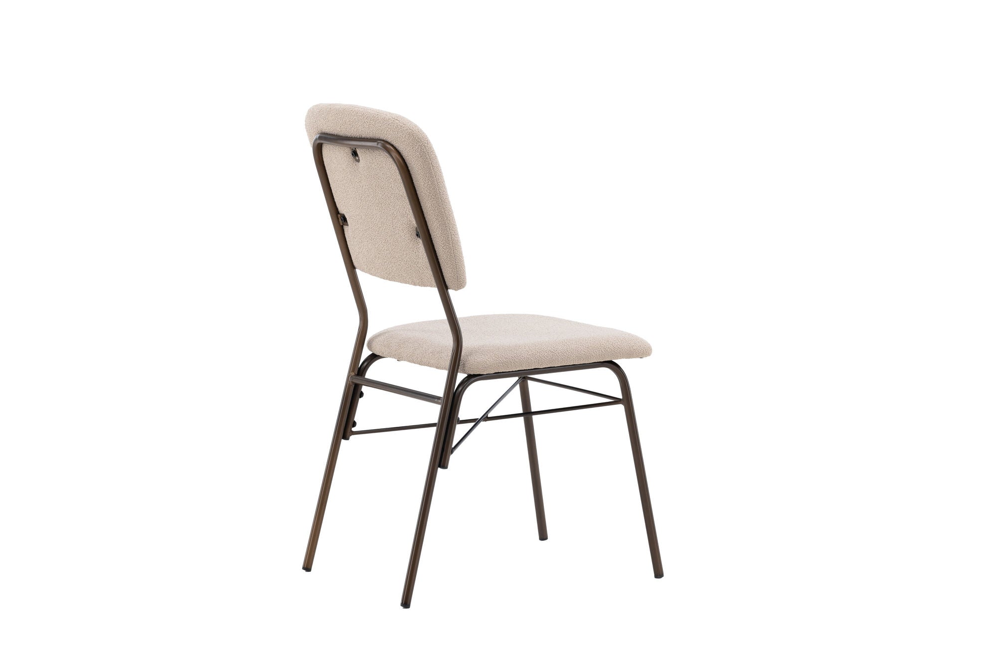 Venture Home Seda Spisebordsstol 2-pack - Matte brown / Beige Fabric
