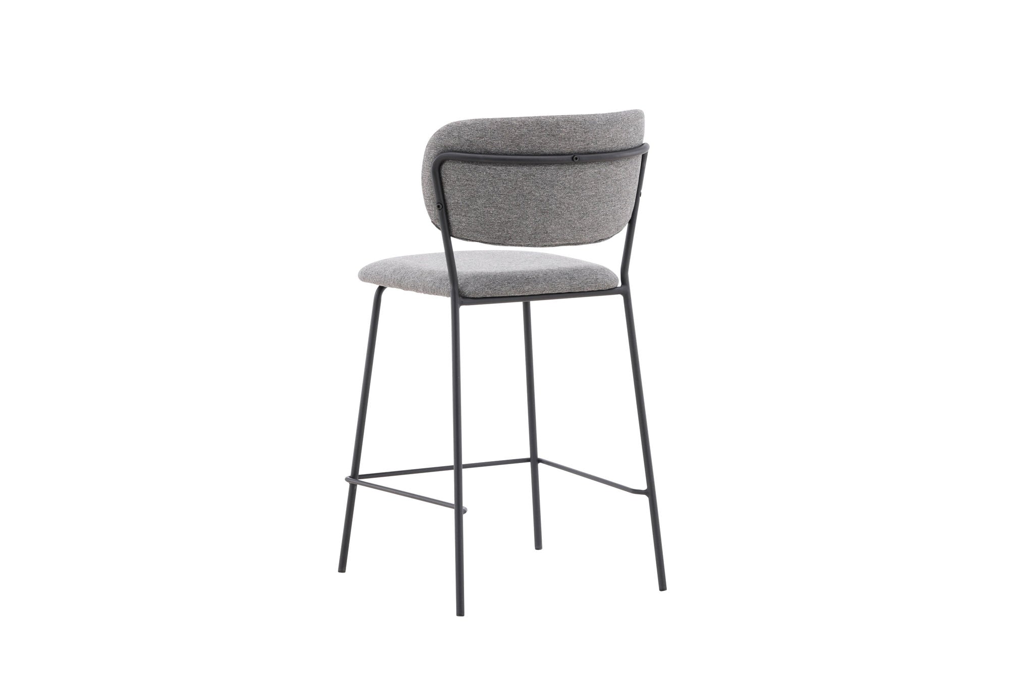 Venture Home Bell Bar stol 2-pack - Black / Grey Fabric