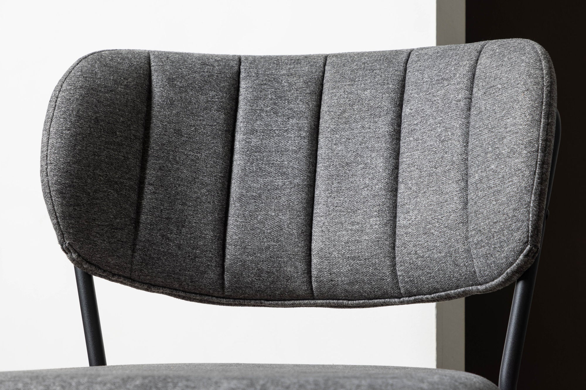 Venture Home Bell Bar stol 2-pack - Black / Grey Fabric