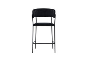 Venture Home Lui Bar stol 2-pack - Black / Black PU