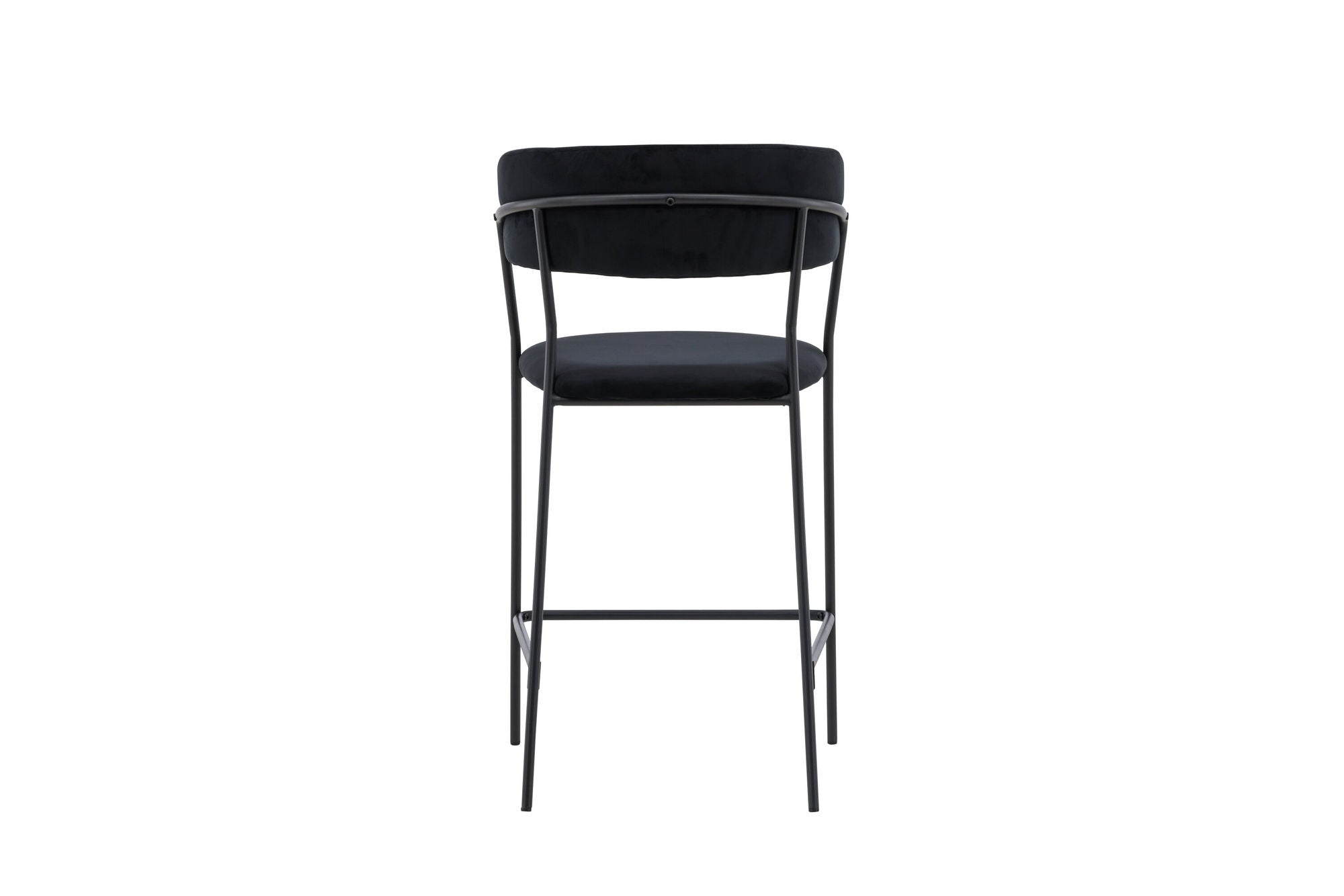 Venture Home Lui Bar stol 2-pack - Black / Black PU