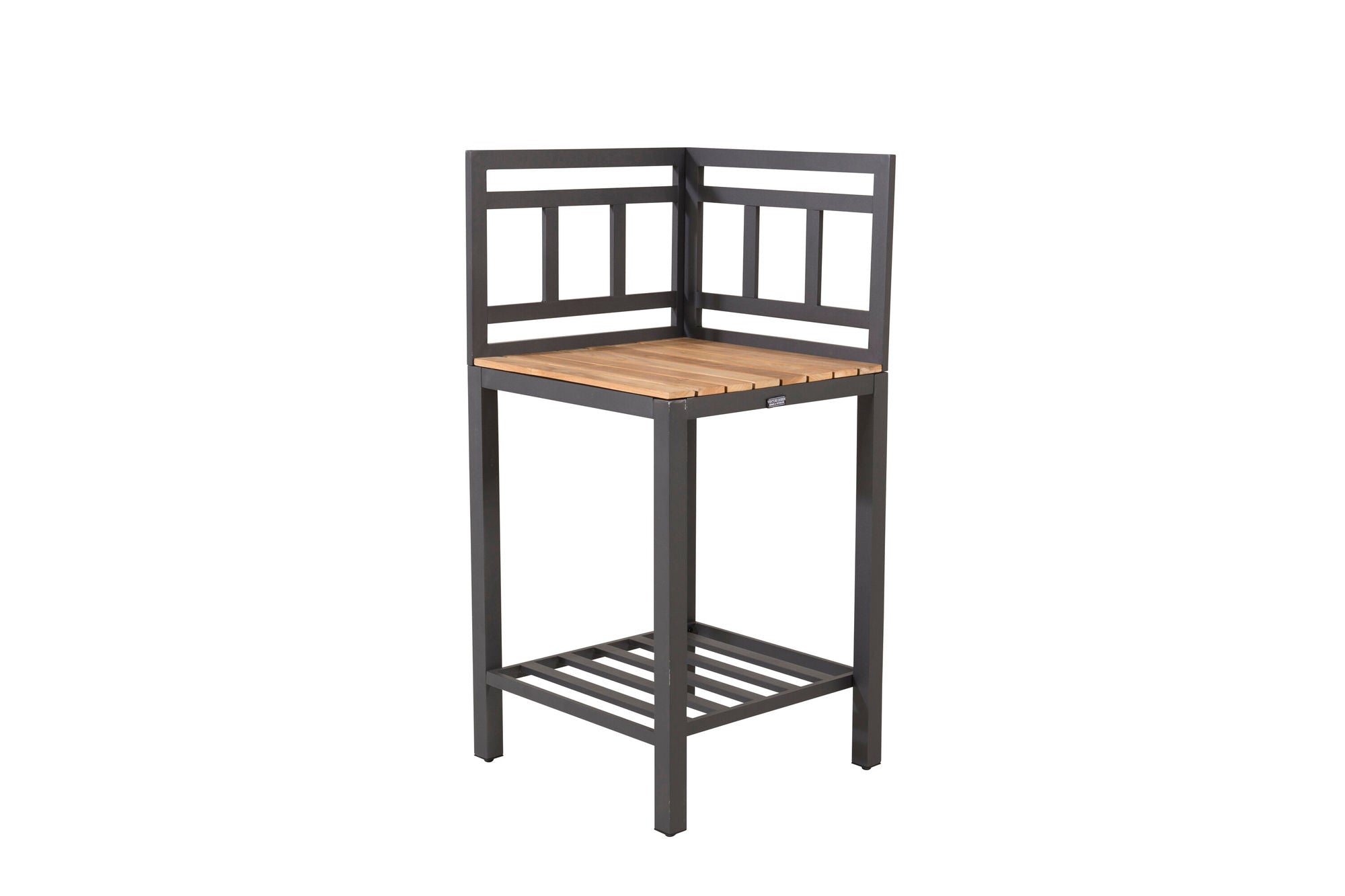 Venture Home Mexico Outdoor Kitchen - hjørne part - Black Alu / Teak