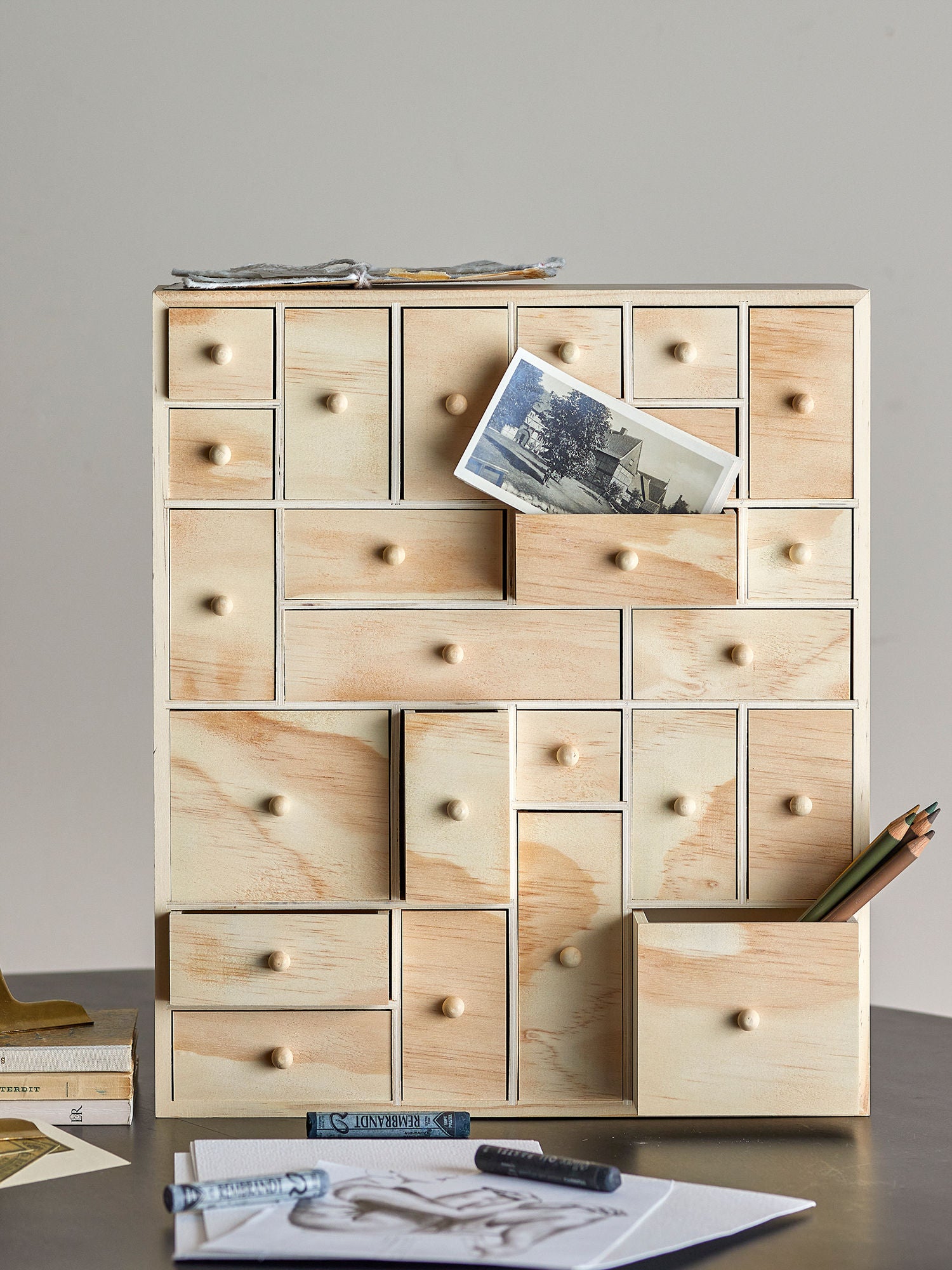 Bloomingville Valery Opbevaringskasse, Natur, FSC®100%, Pine
