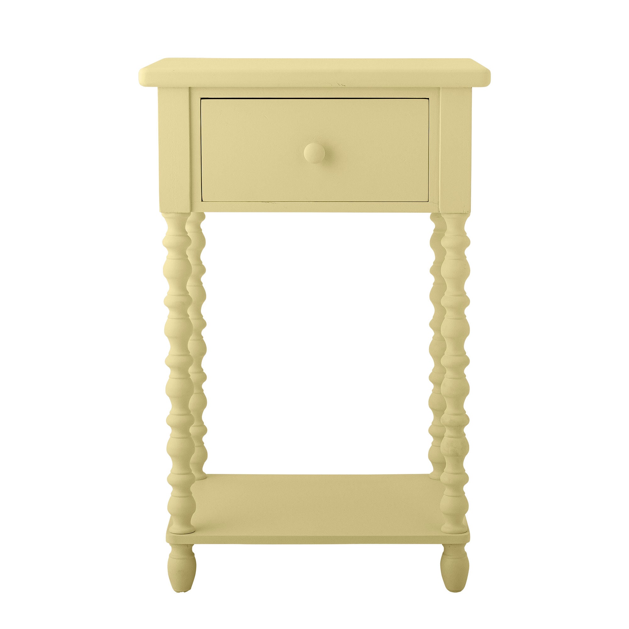 Bloomingville Salino Sidebord, Gul, Fyrretræ
