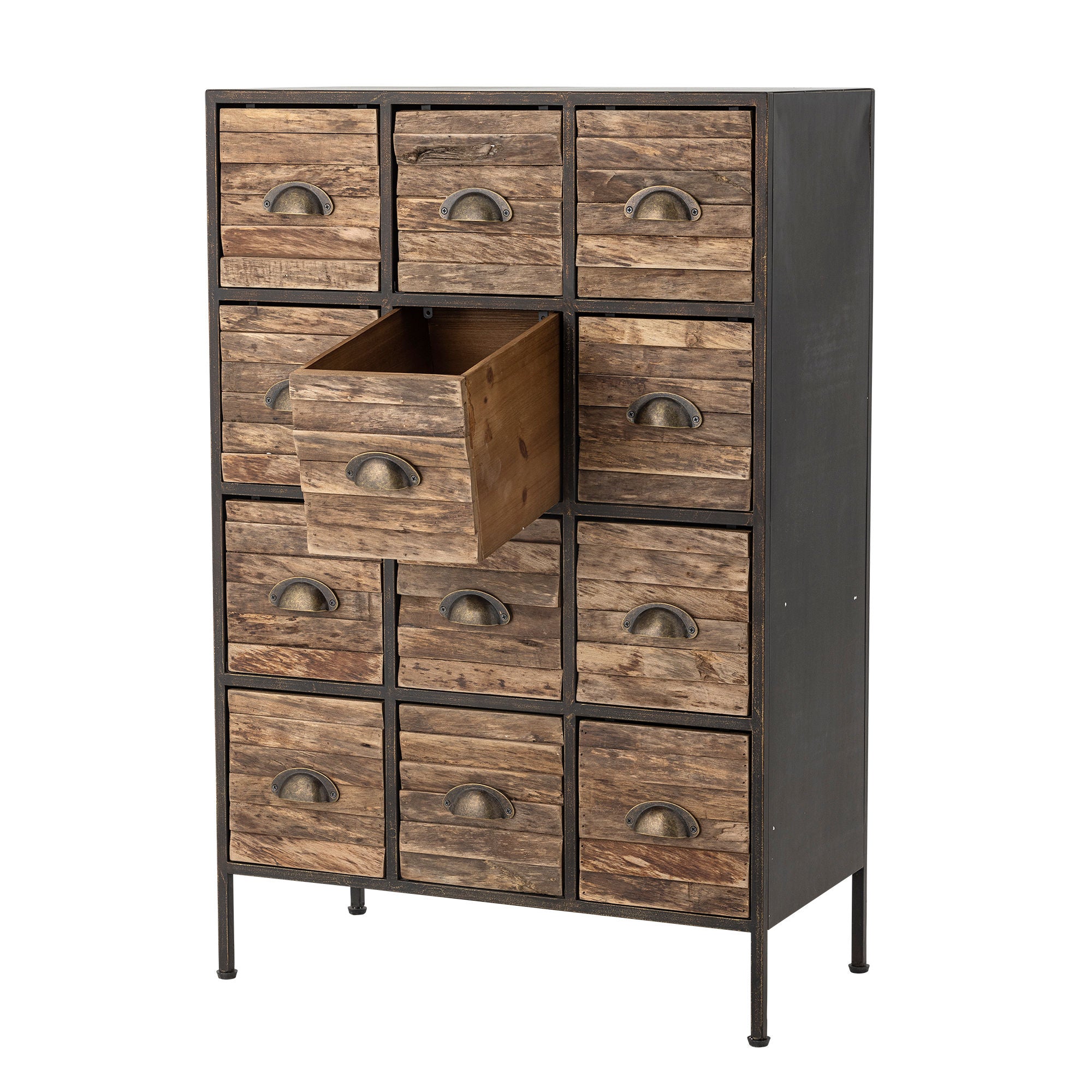 Creative Collection Matteo Kommode, Sort, Metal
