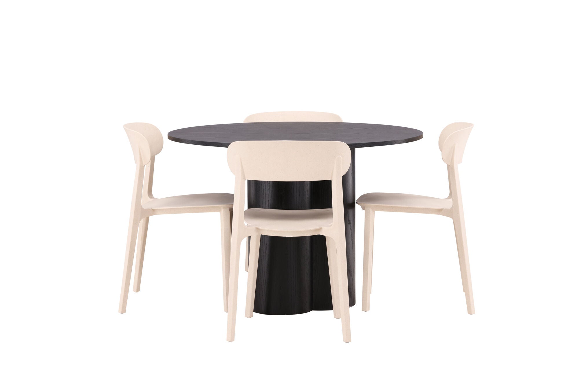 Venture Home OliviaDiningbord-Black/BlackVeneer+ÅstolDiningstol-NatureWoodplasticcomposite_4