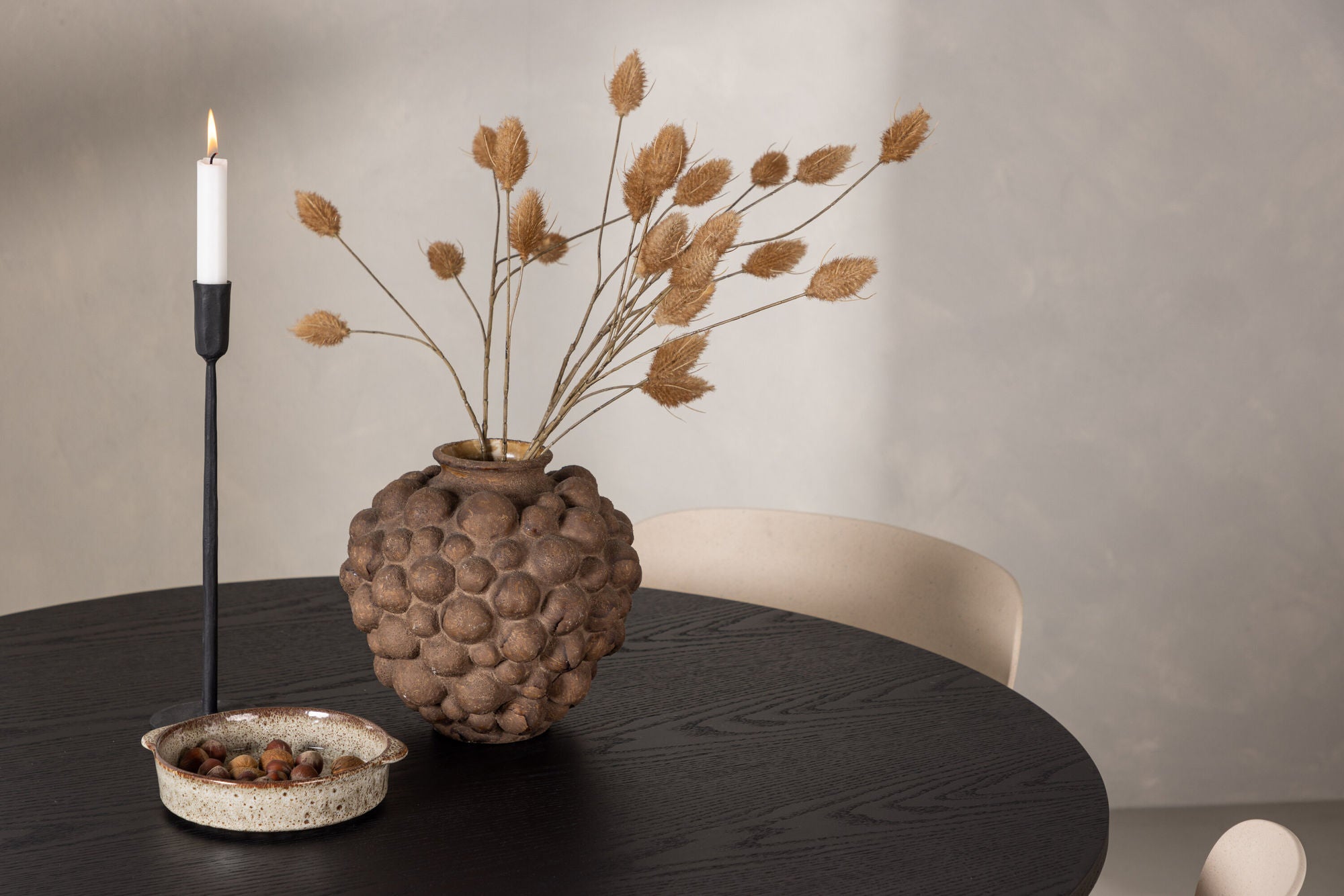 Venture Home OliviaDiningbord-Black/BlackVeneer+ÅstolDiningstol-NatureWoodplasticcomposite_4