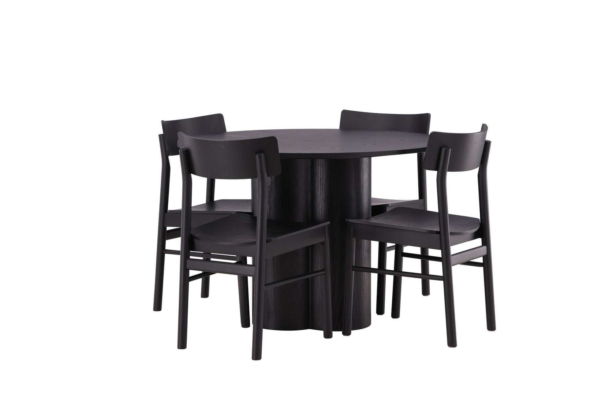 Venture Home OliviaDiningbord-Black/BlackVeneer+MontrosDiningstol-Natural/NaturalRubberwood_4