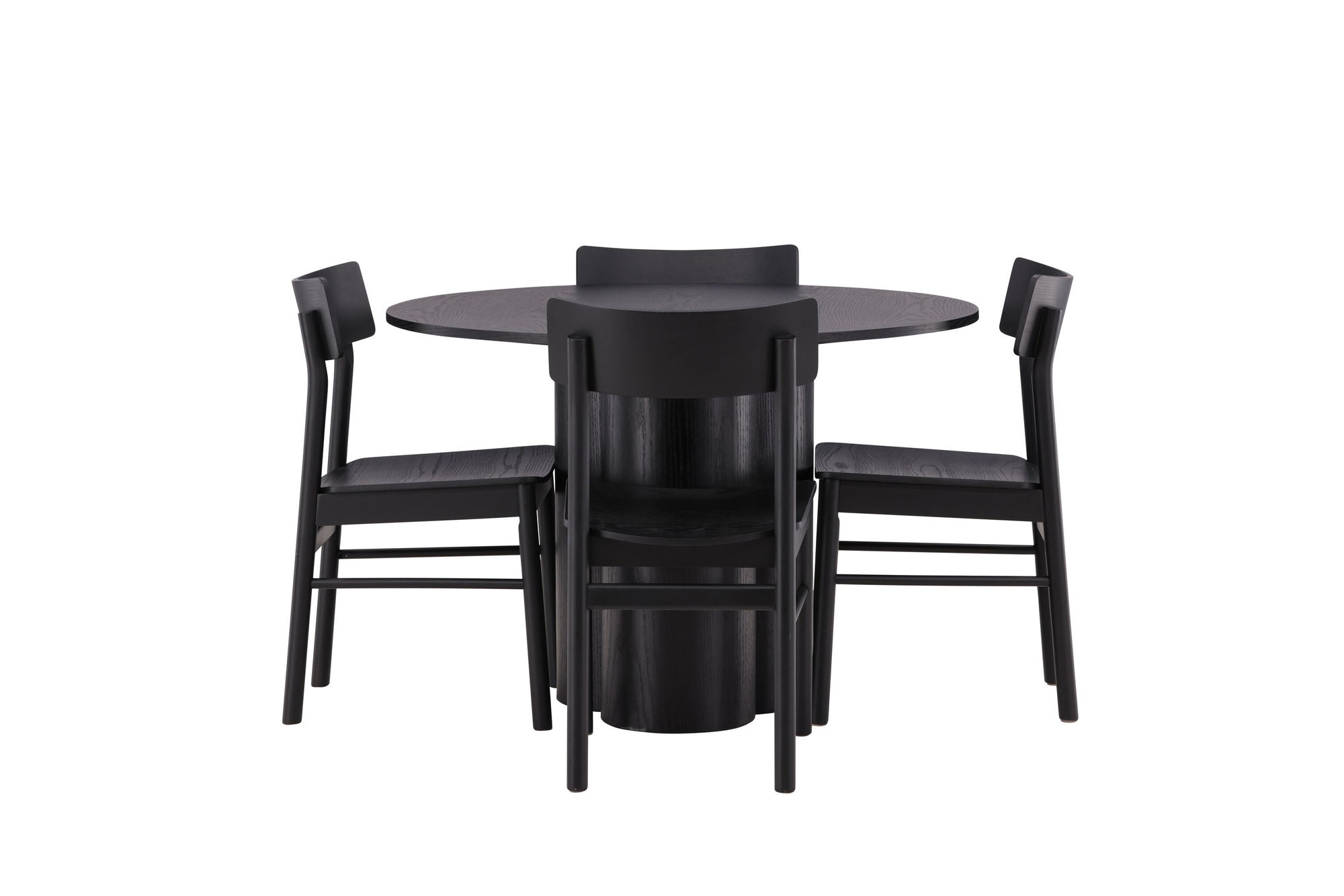 Venture Home OliviaDiningbord-Black/BlackVeneer+MontrosDiningstol-Natural/NaturalRubberwood_4