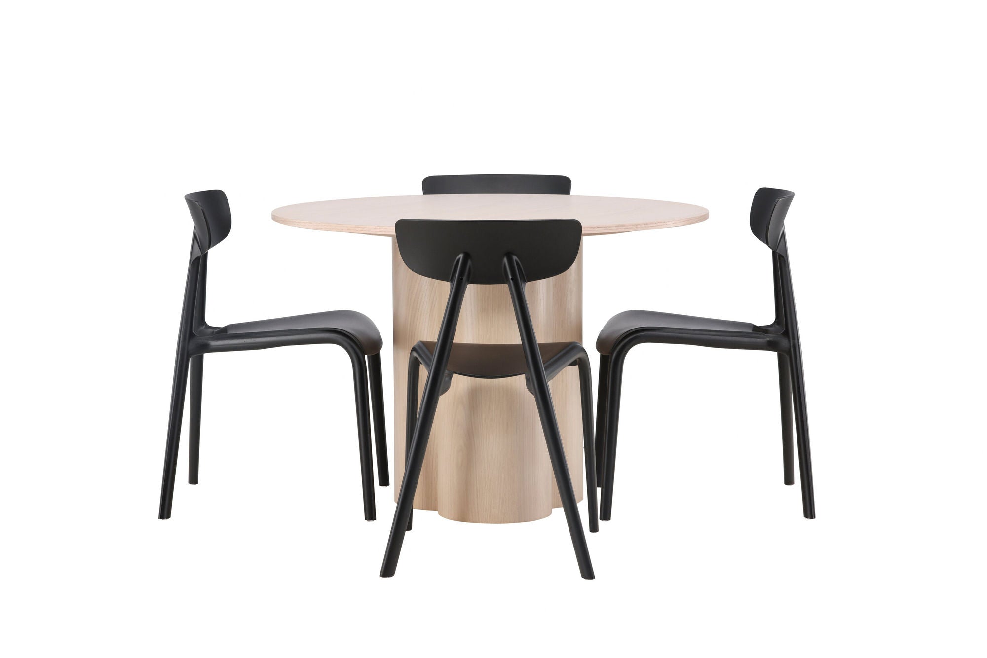 Venture Home OliviaDiningbord-WhiteWashVeneer+UrsholmenDiningstol-BlackPolypropylene_4