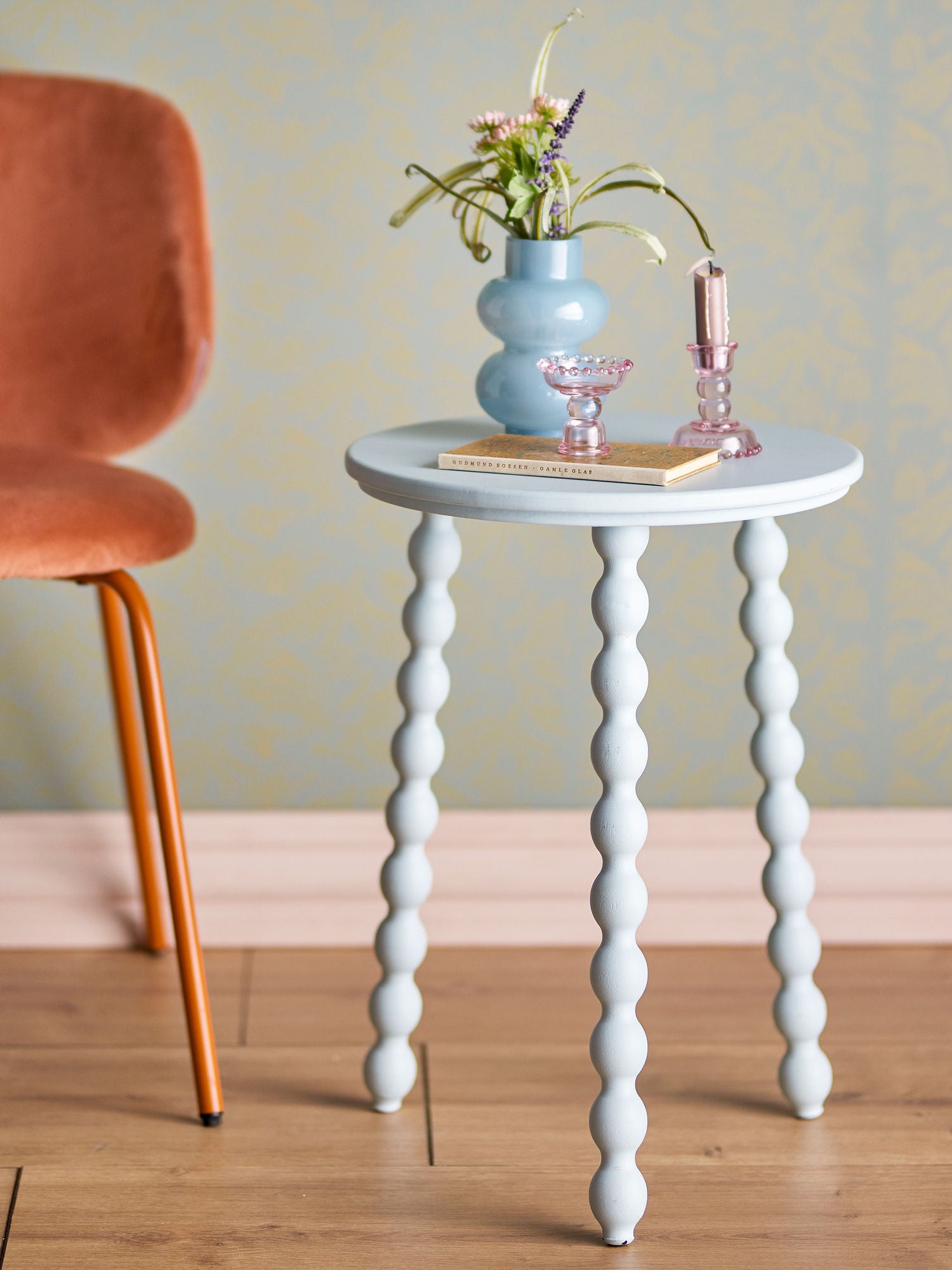 Bloomingville Salino Sidebord, Blå, Fyrretræ